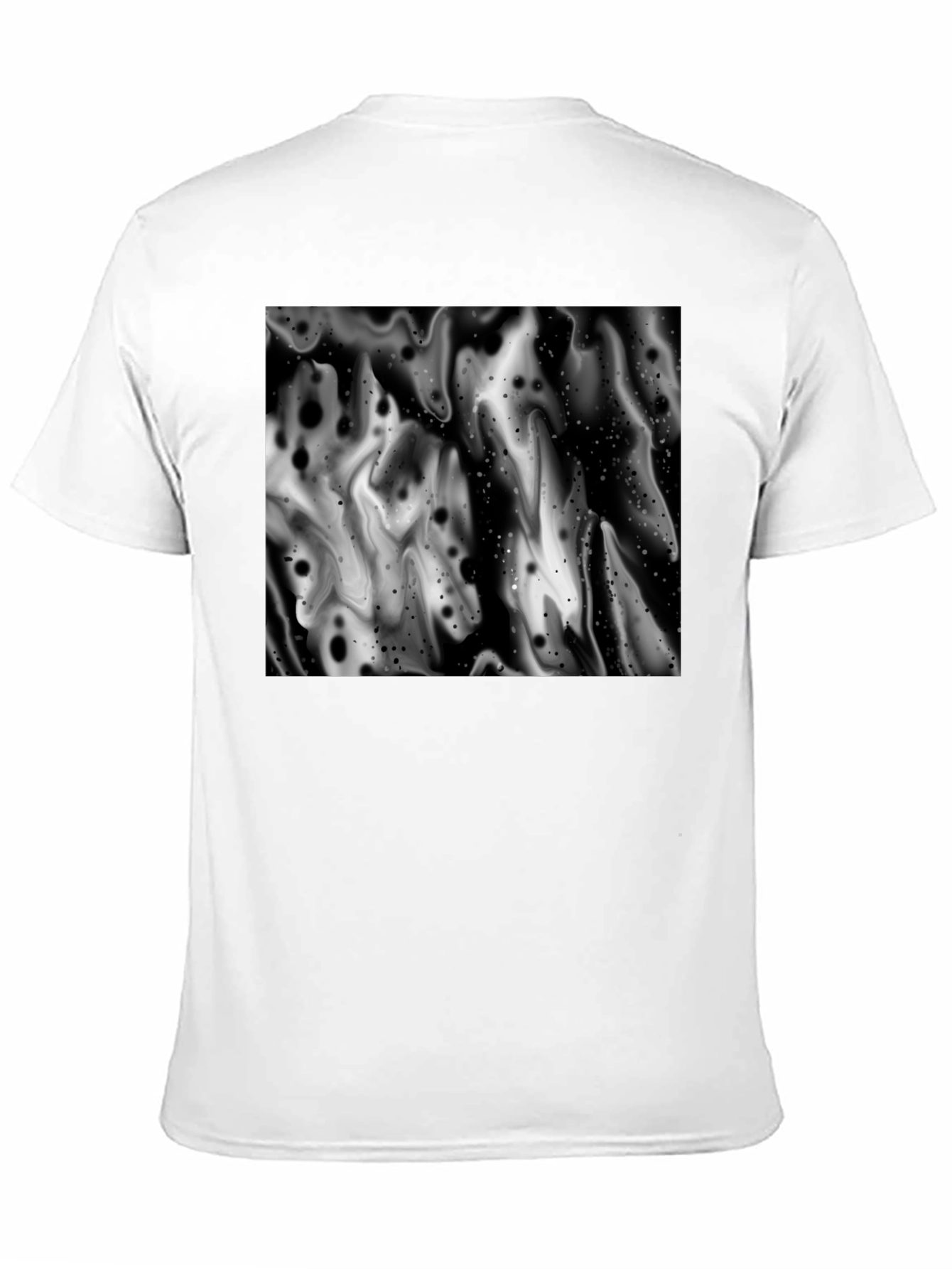 Abstract Black and White Graphic Tee