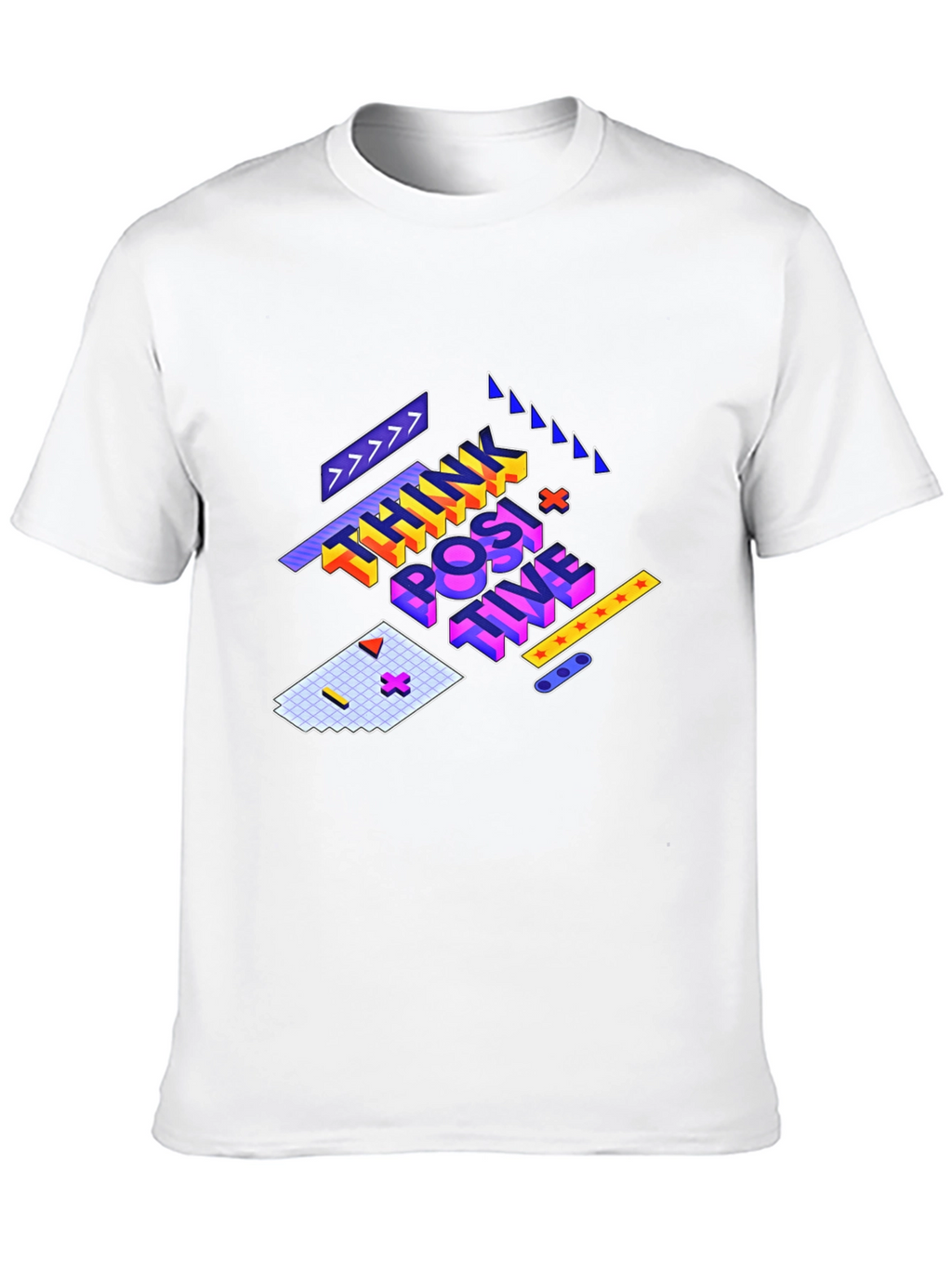 Think Positive Graphic Tee - Black