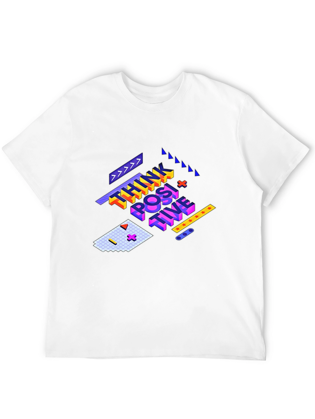 Think Positive Graphic Tee - Black