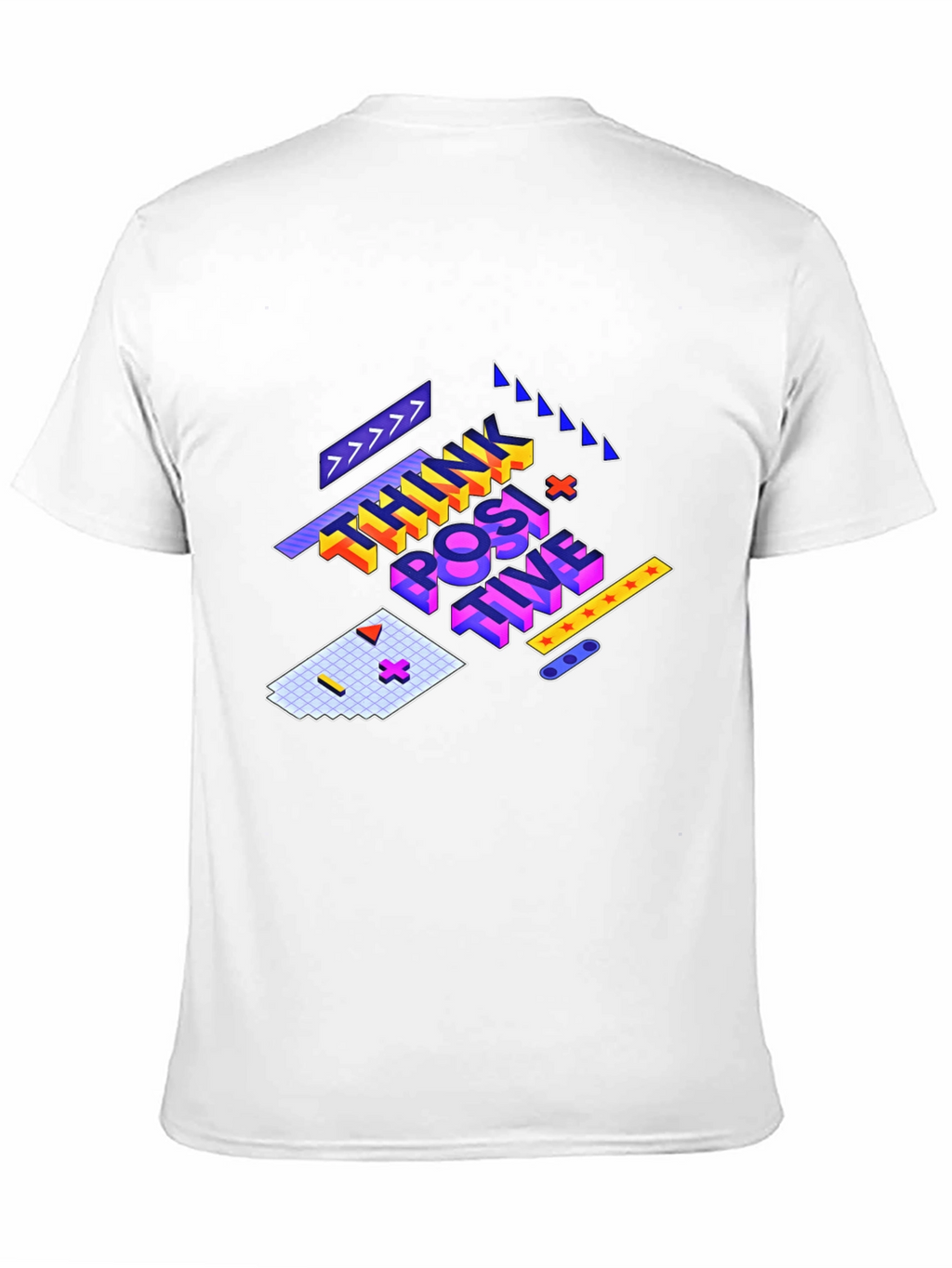 Think Positive Graphic Tee - Black