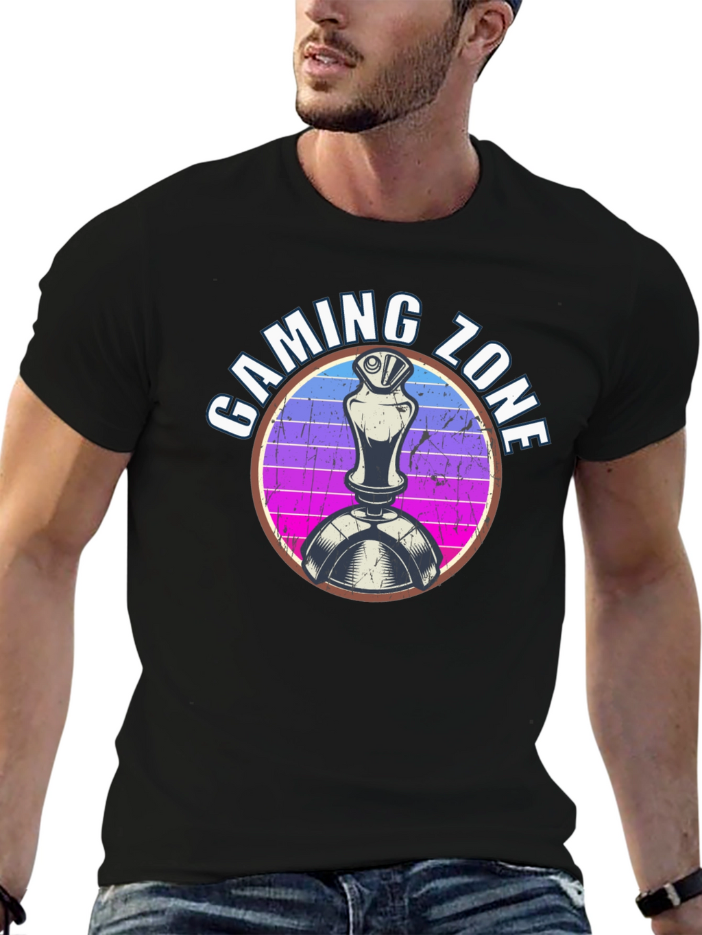 Gaming Zone T-Shirt - Chess Piece Design