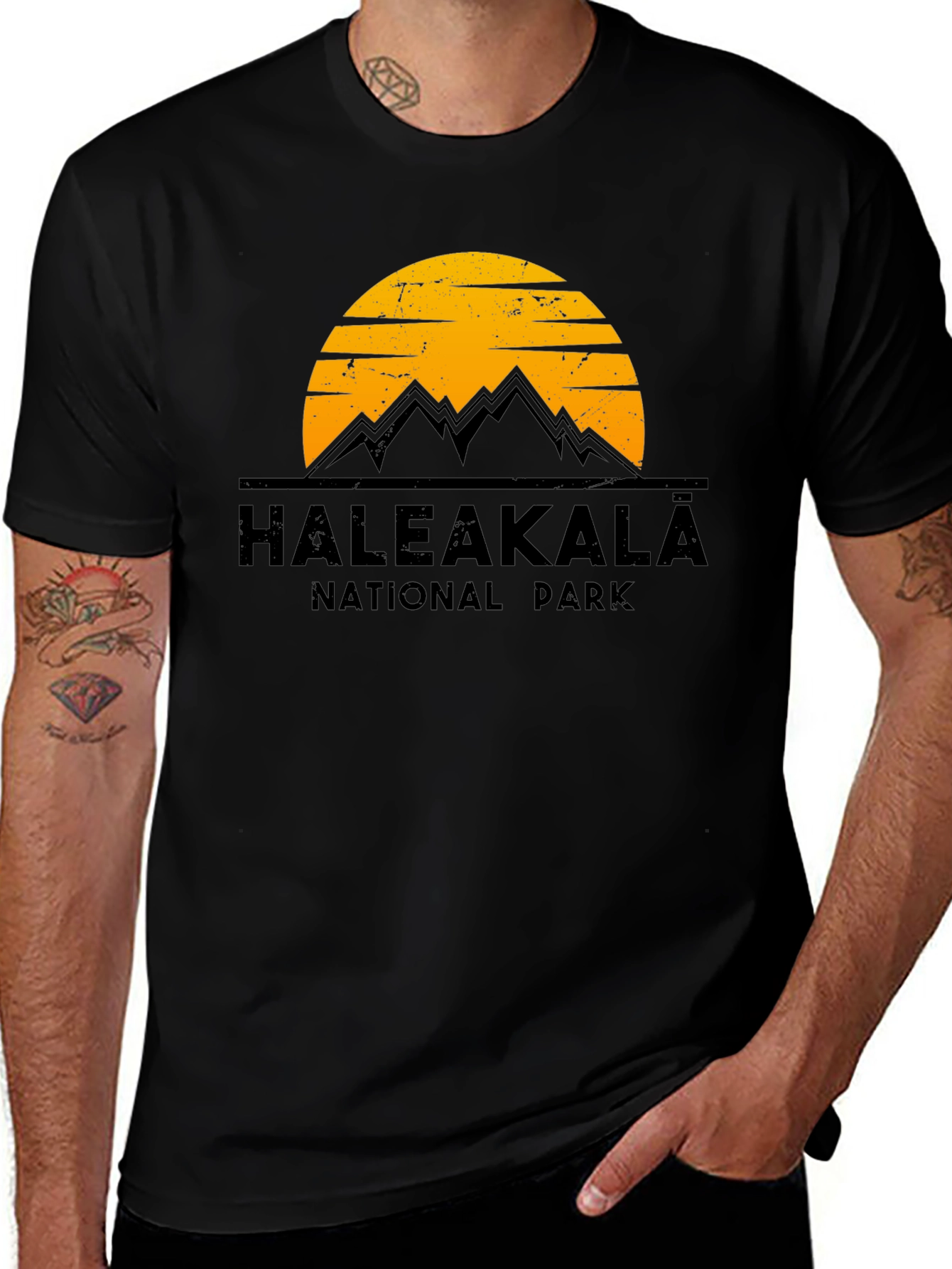 Haleakala National Park Graphic Tee - Black