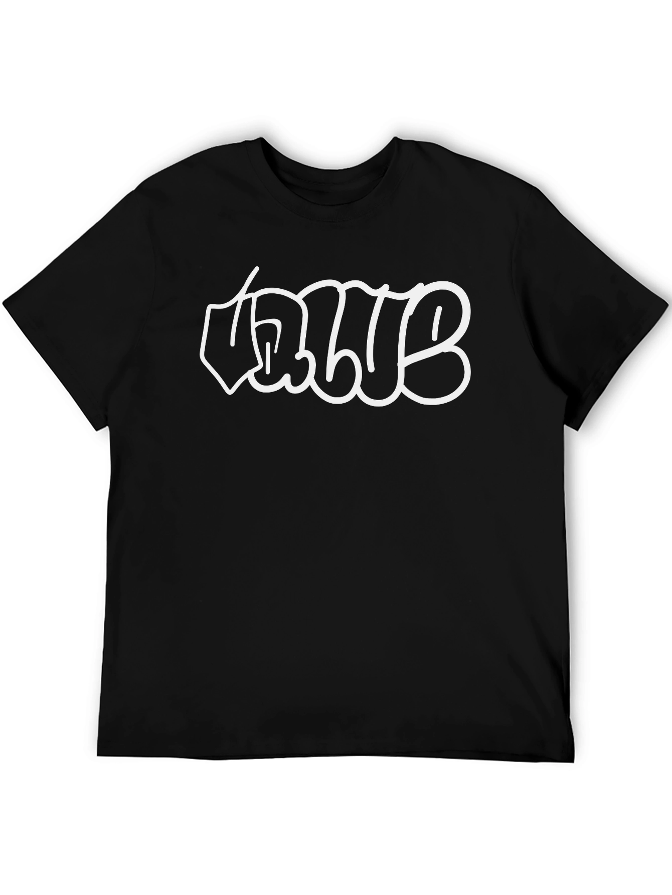 Graphic Print Tee - Urban Style Black T-Shirt