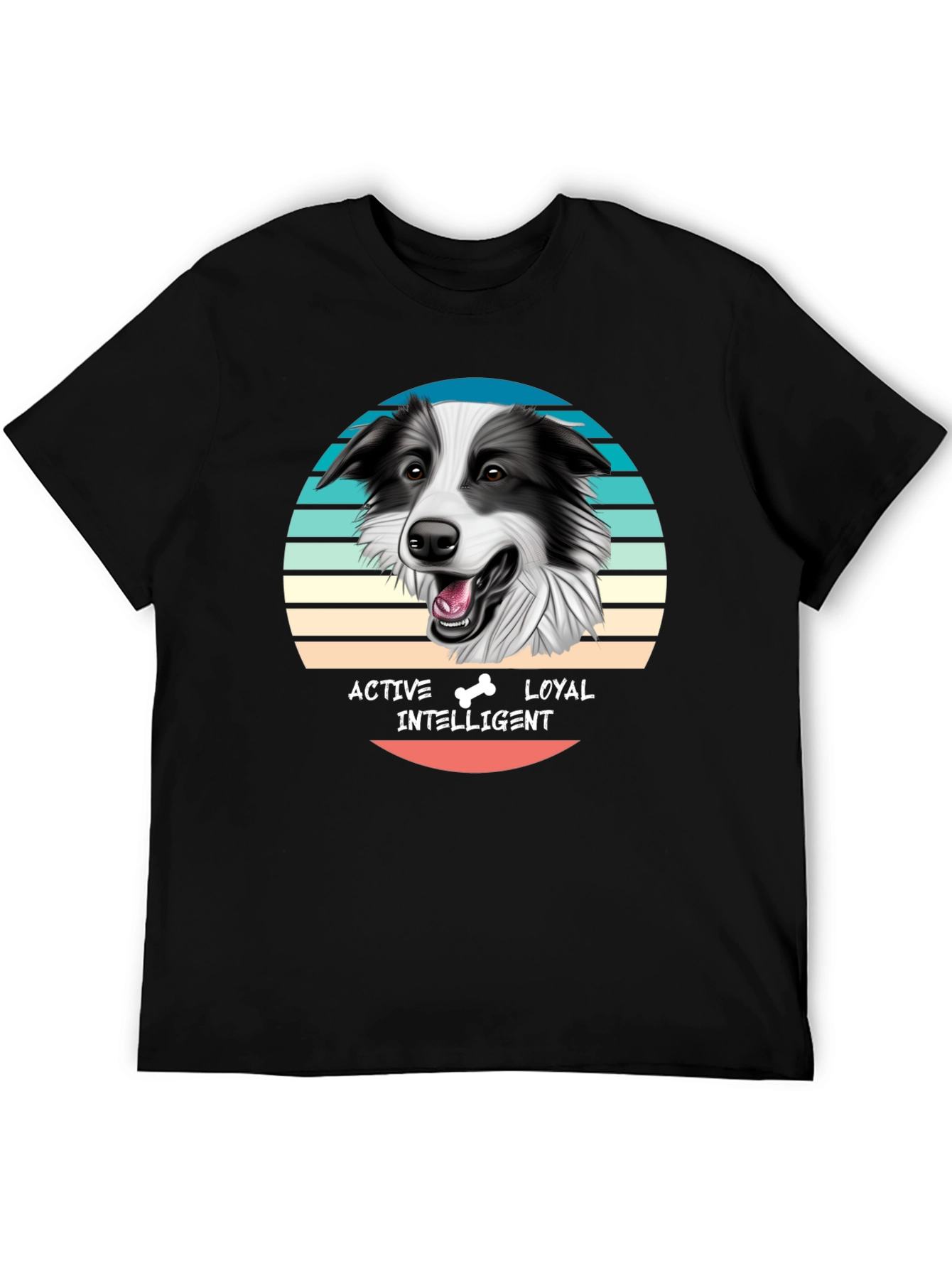 Border Collie T-Shirt - Active Loyal Intelligent Dog Tee