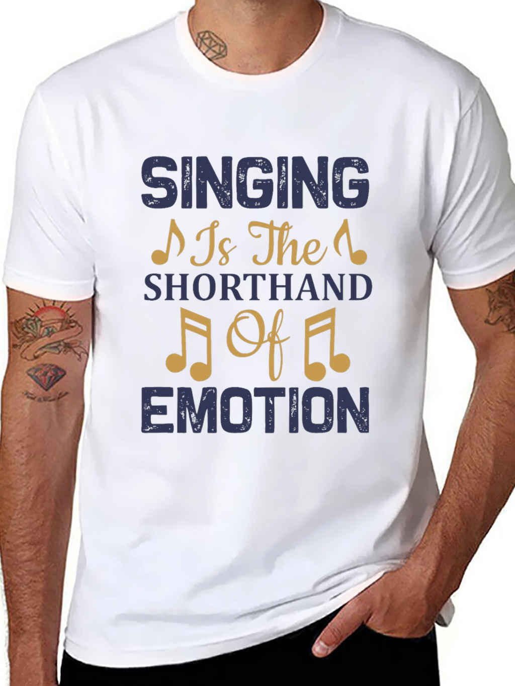Singing is The Shorthand of Emotion Tee