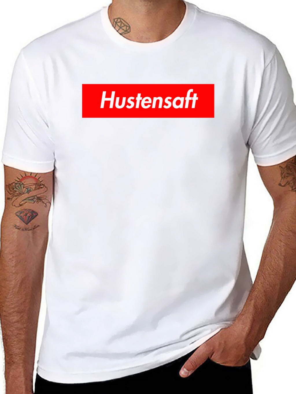 Hustensaft Black T-Shirt - Novelty Graphic Tee