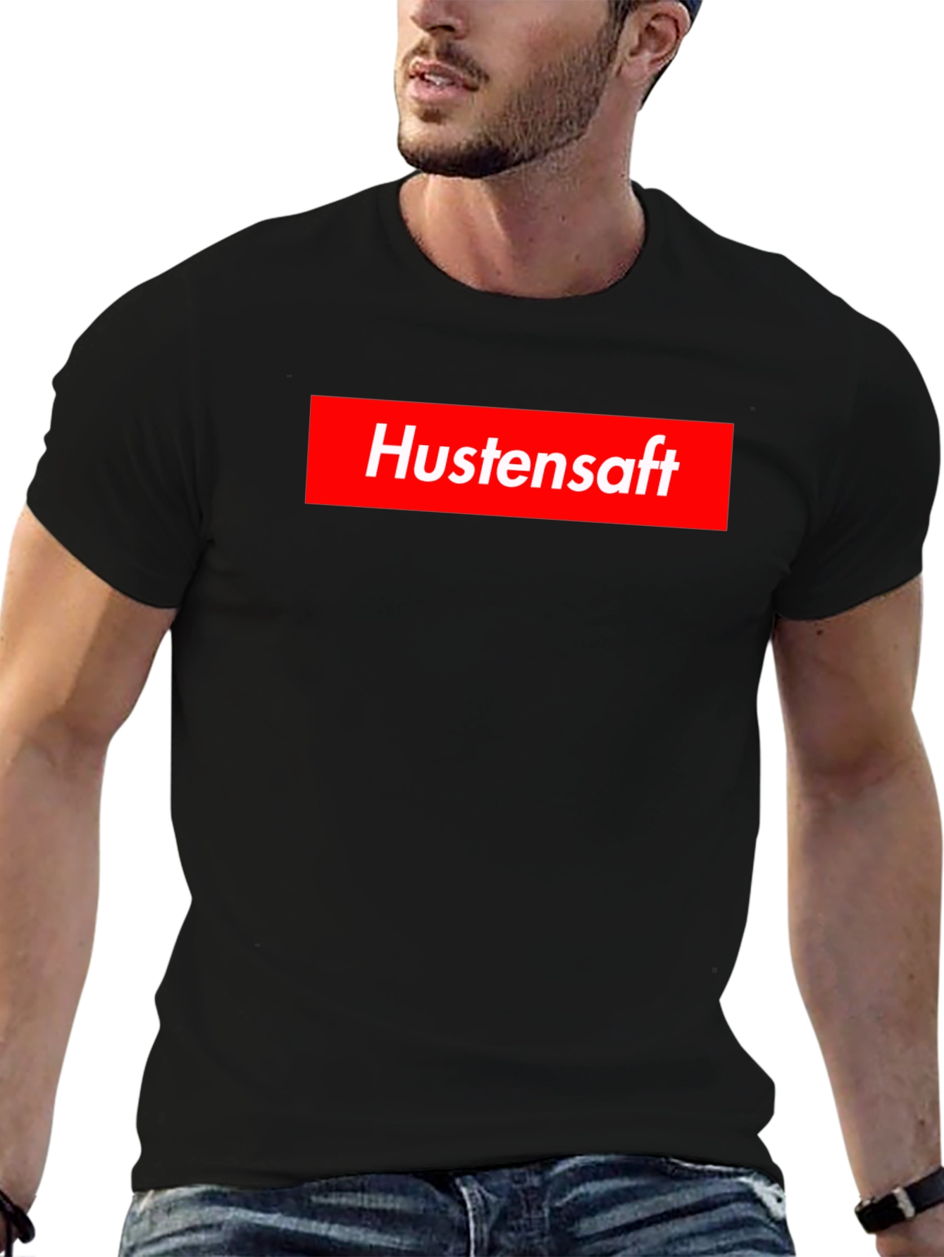 Hustensaft Black T-Shirt - Novelty Graphic Tee