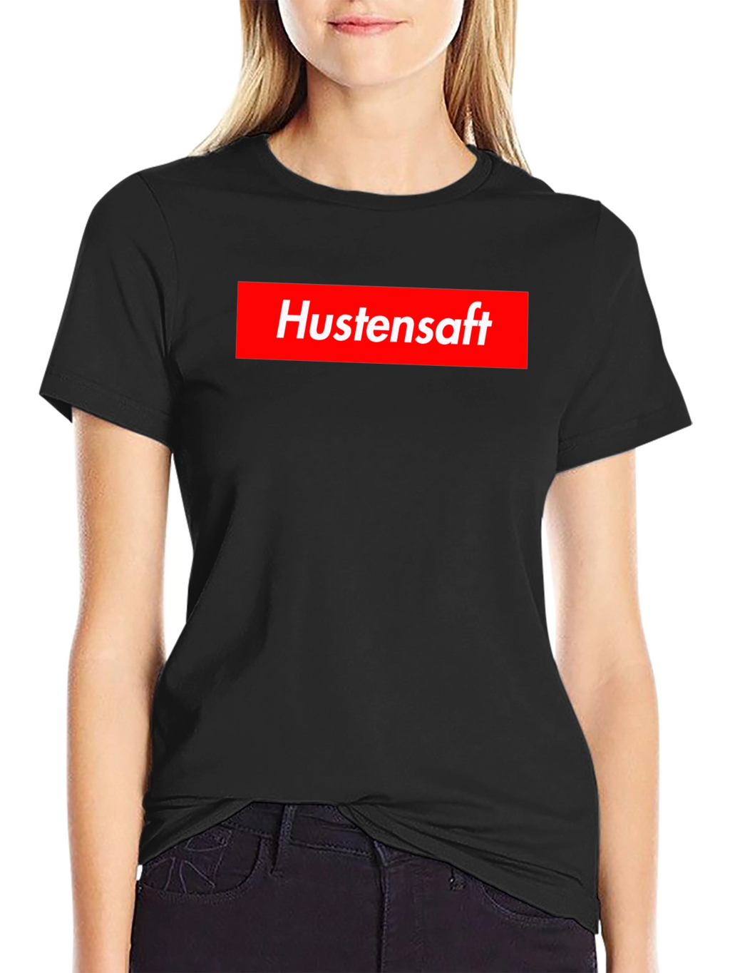 Hustensaft Black T-Shirt - Novelty Graphic Tee