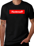Hustensaft Black T-Shirt - Novelty Graphic Tee