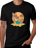 Cool Kangaroo Graphic Tee - Summer Vibes