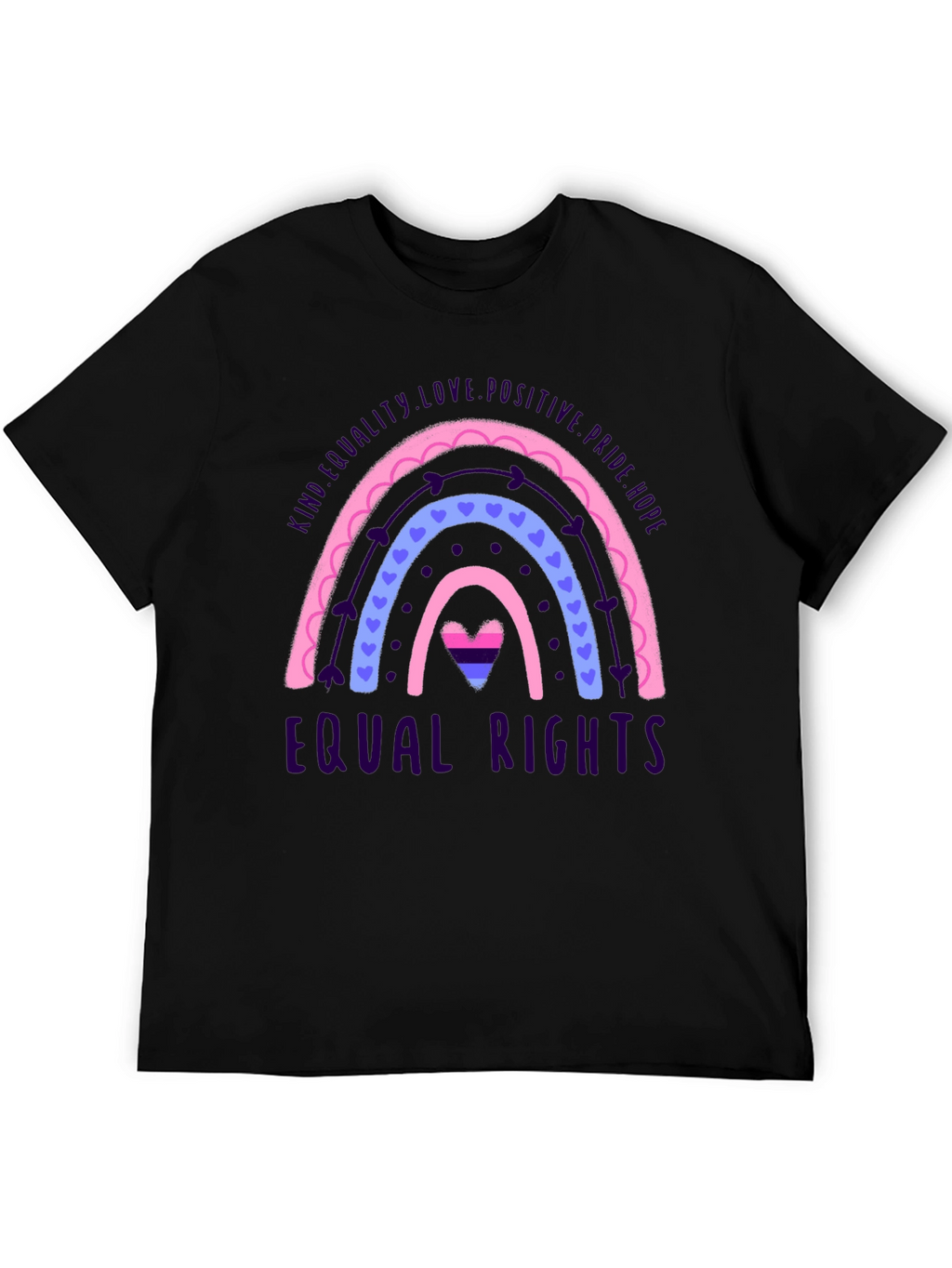Equality Love Bisexual Pride Rainbow T-Shirt