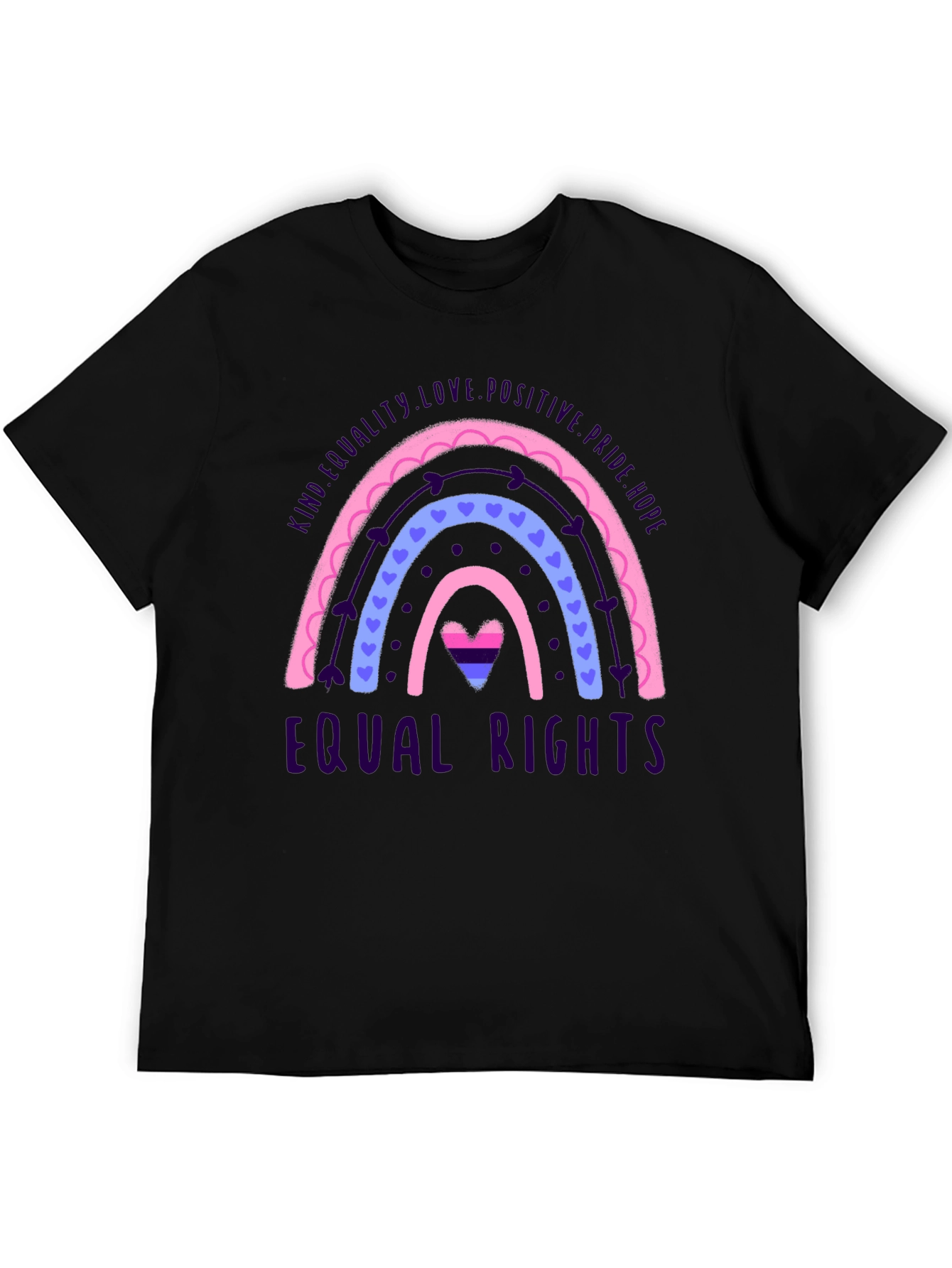 Equality Love Bisexual Pride Rainbow T-Shirt