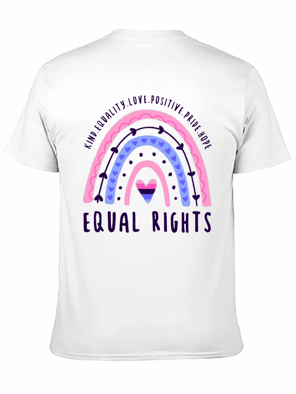 Equality Love Bisexual Pride Rainbow T-Shirt