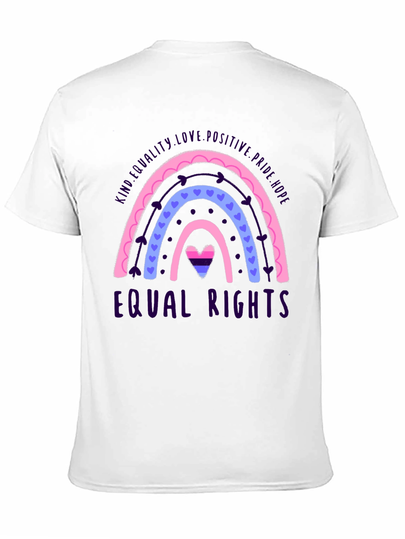 Equality Love Bisexual Pride Rainbow T-Shirt