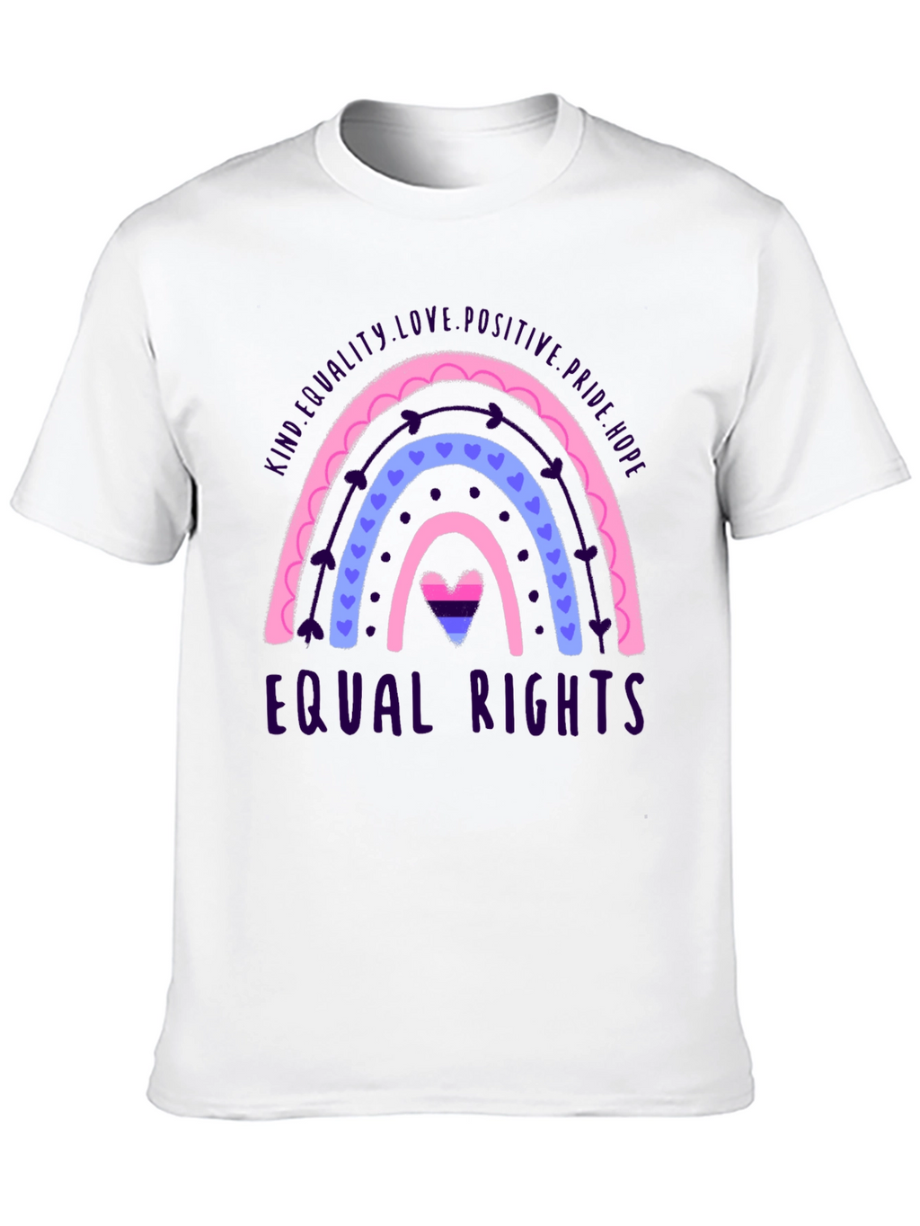 Equality Love Bisexual Pride Rainbow T-Shirt