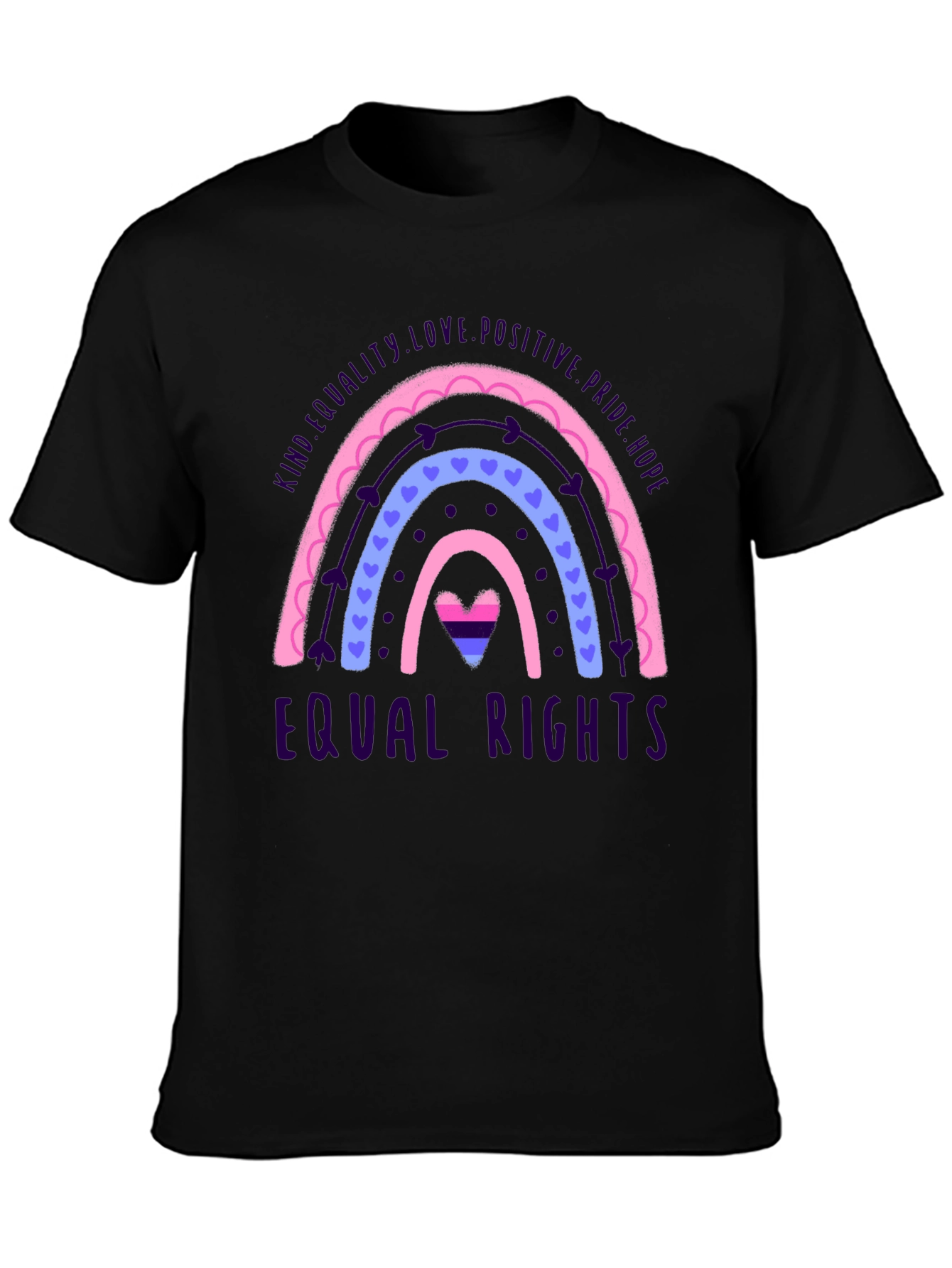 Equality Love Bisexual Pride Rainbow T-Shirt