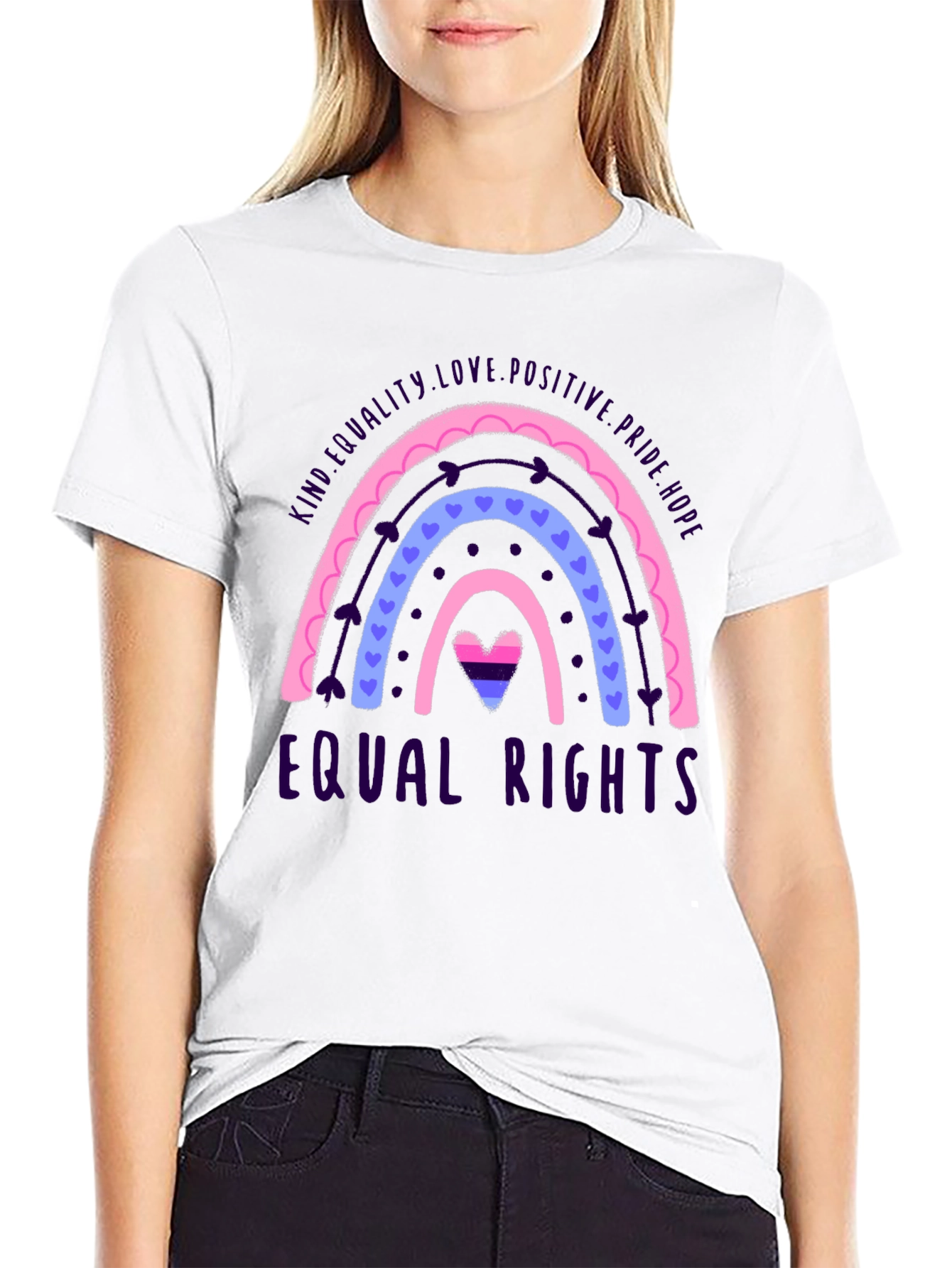 Equality Love Bisexual Pride Rainbow T-Shirt
