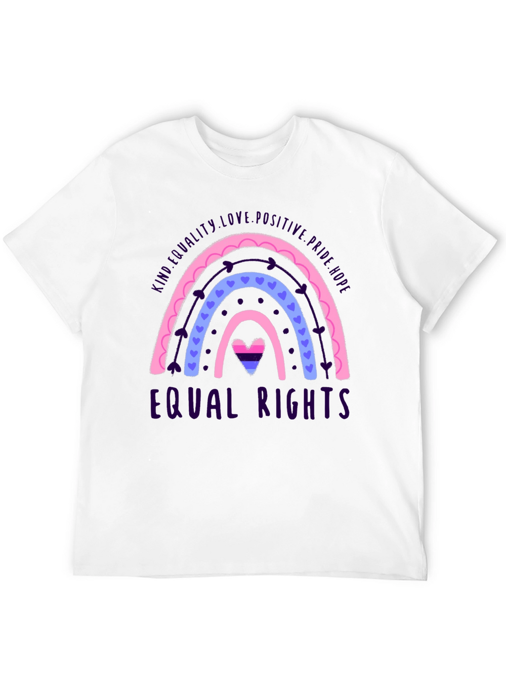 Equality Love Bisexual Pride Rainbow T-Shirt