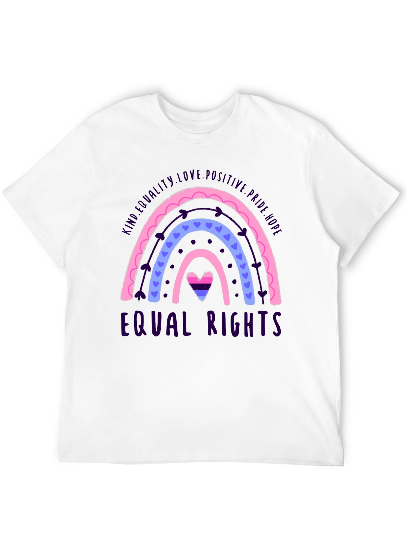 Equality Love Bisexual Pride Rainbow T-Shirt