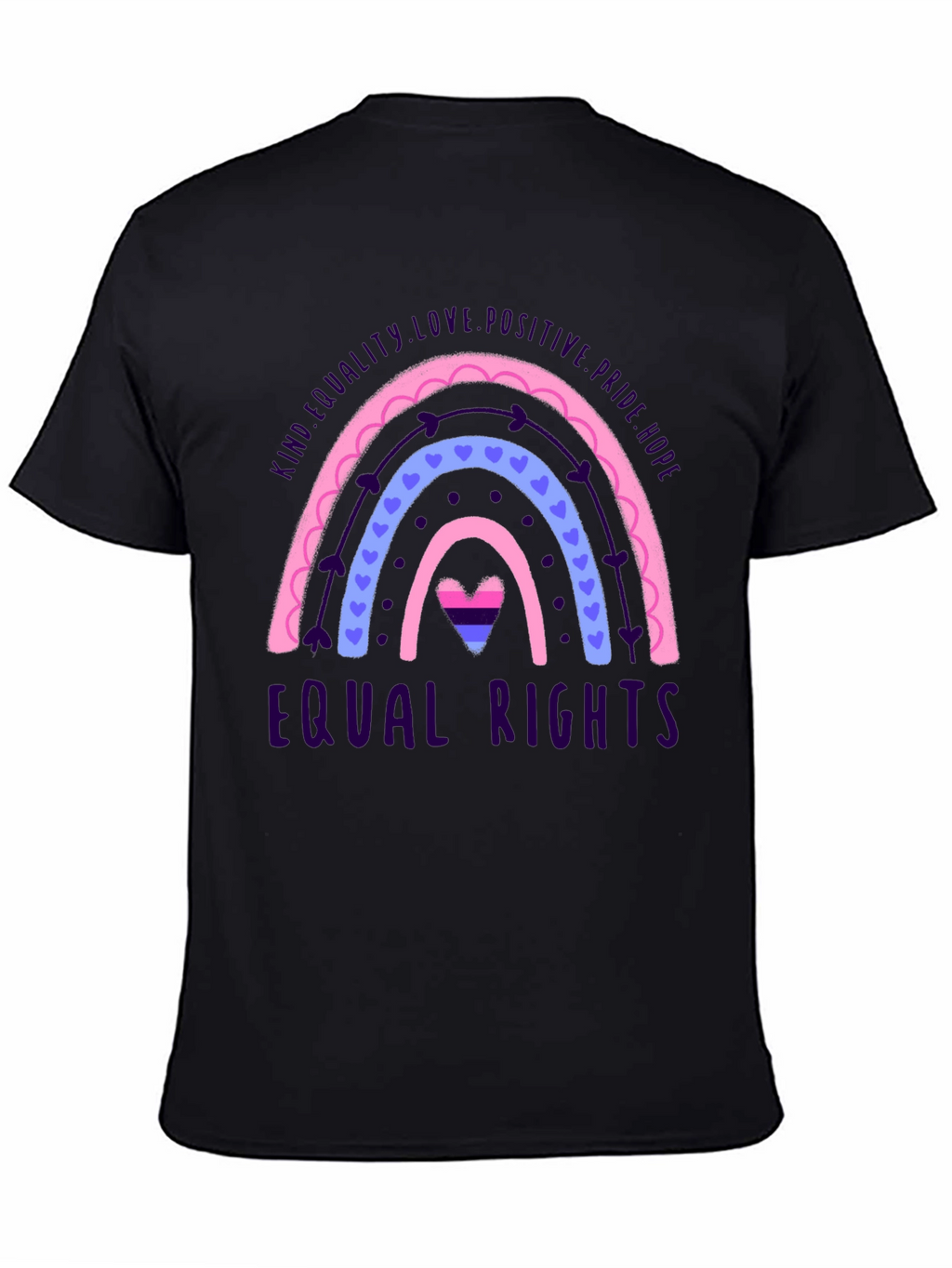 Equality Love Bisexual Pride Rainbow T-Shirt