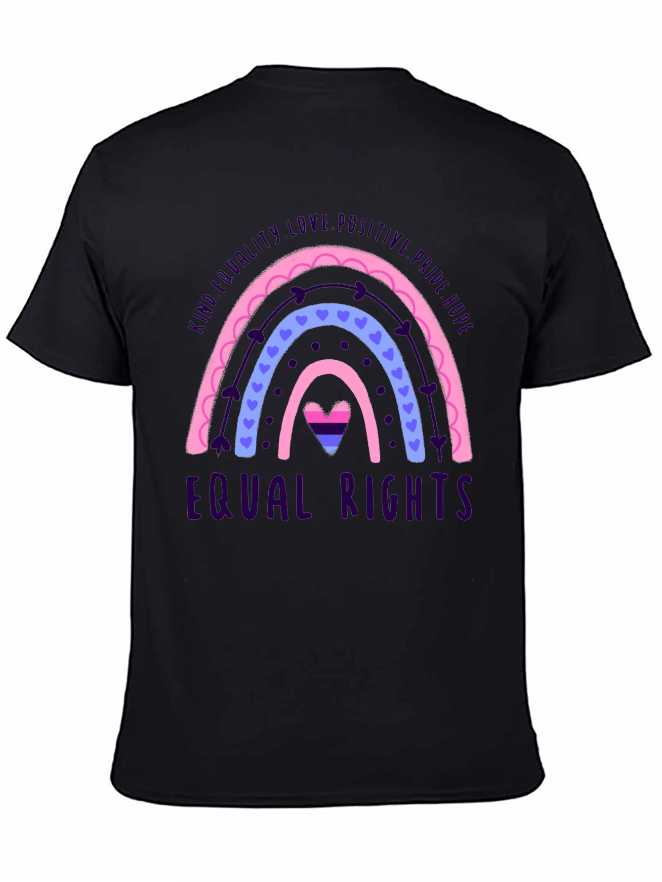 Equality Love Bisexual Pride Rainbow T-Shirt