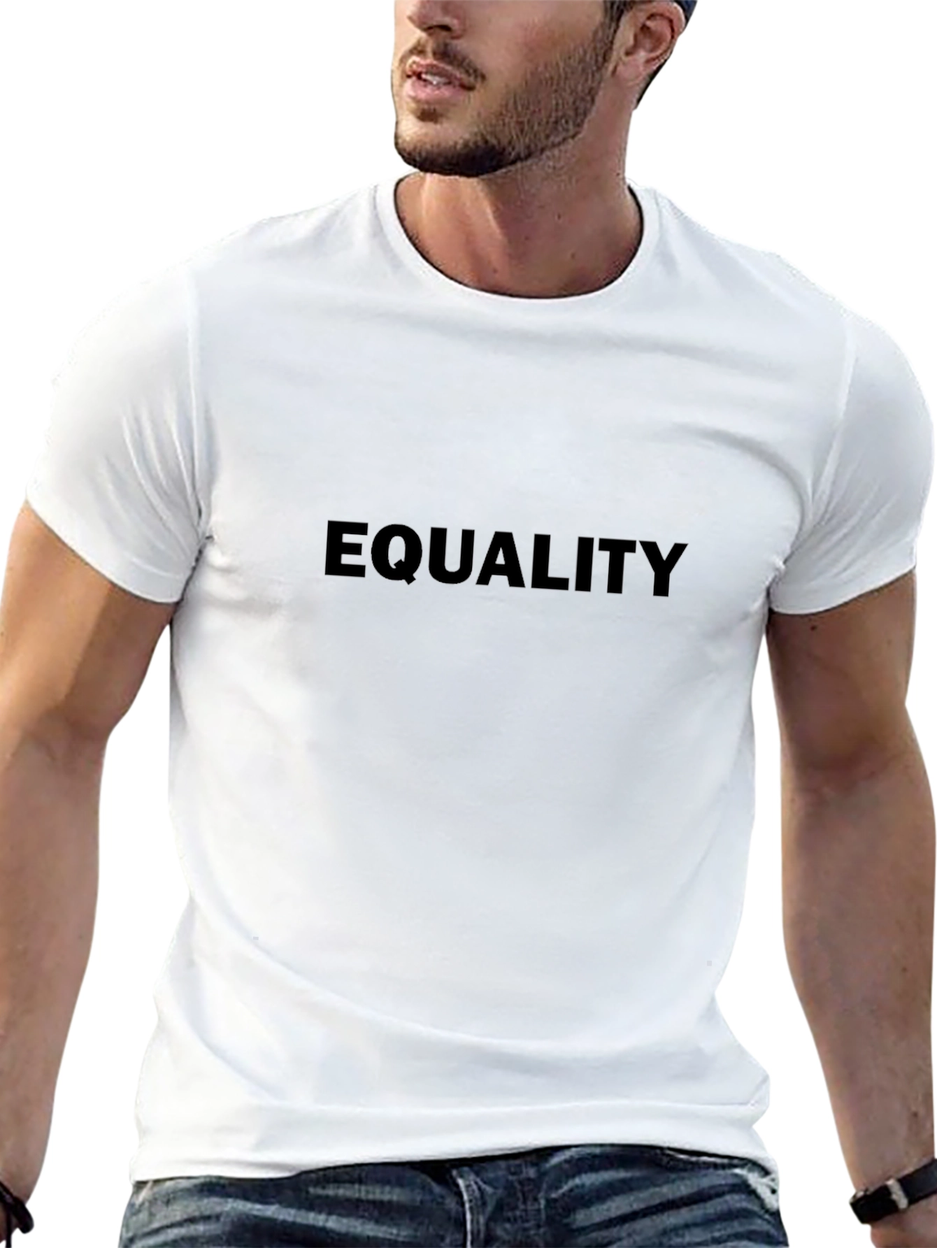 Equality T-Shirt - Black Crew Neck