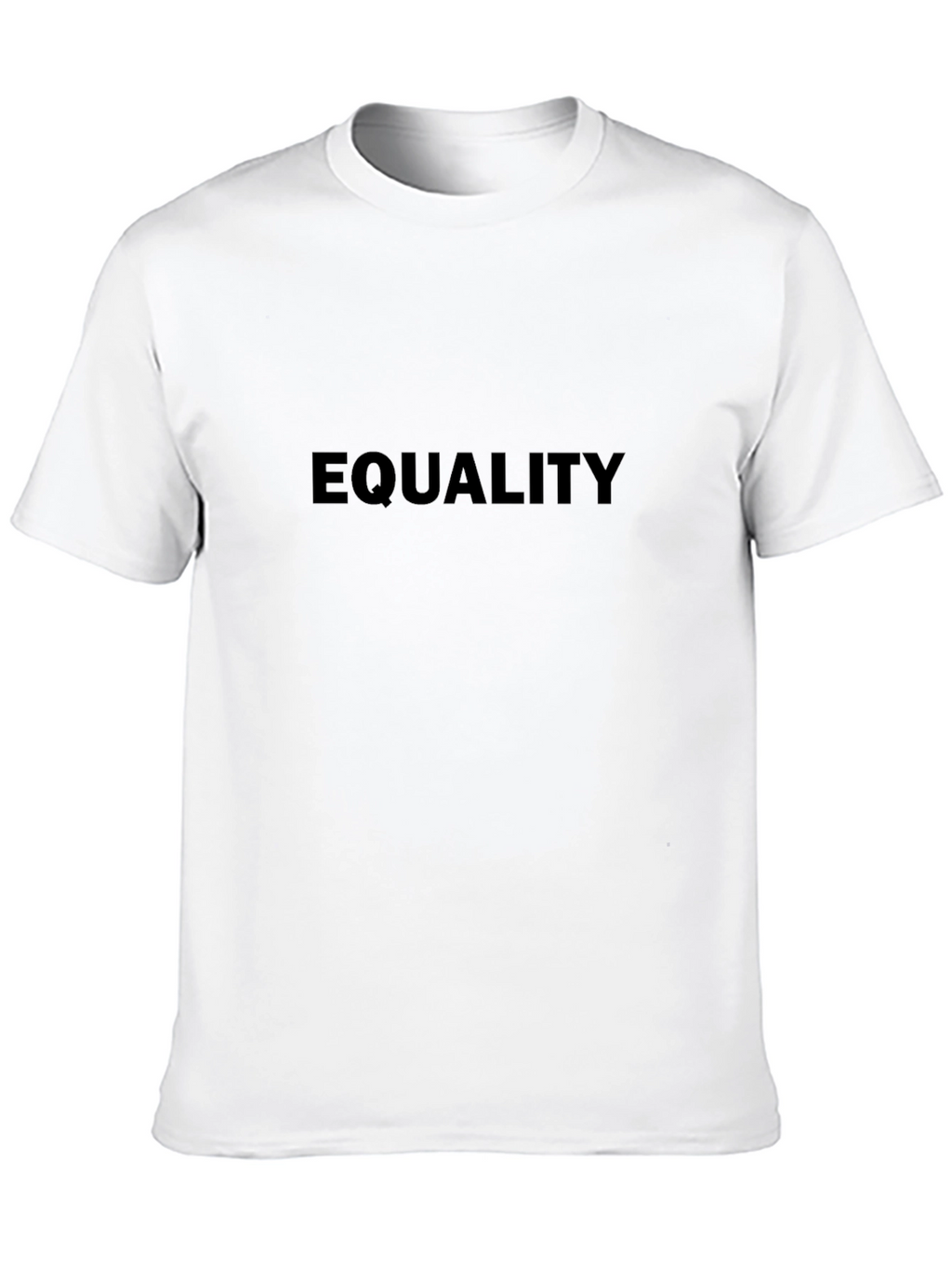 Equality T-Shirt - Black Crew Neck