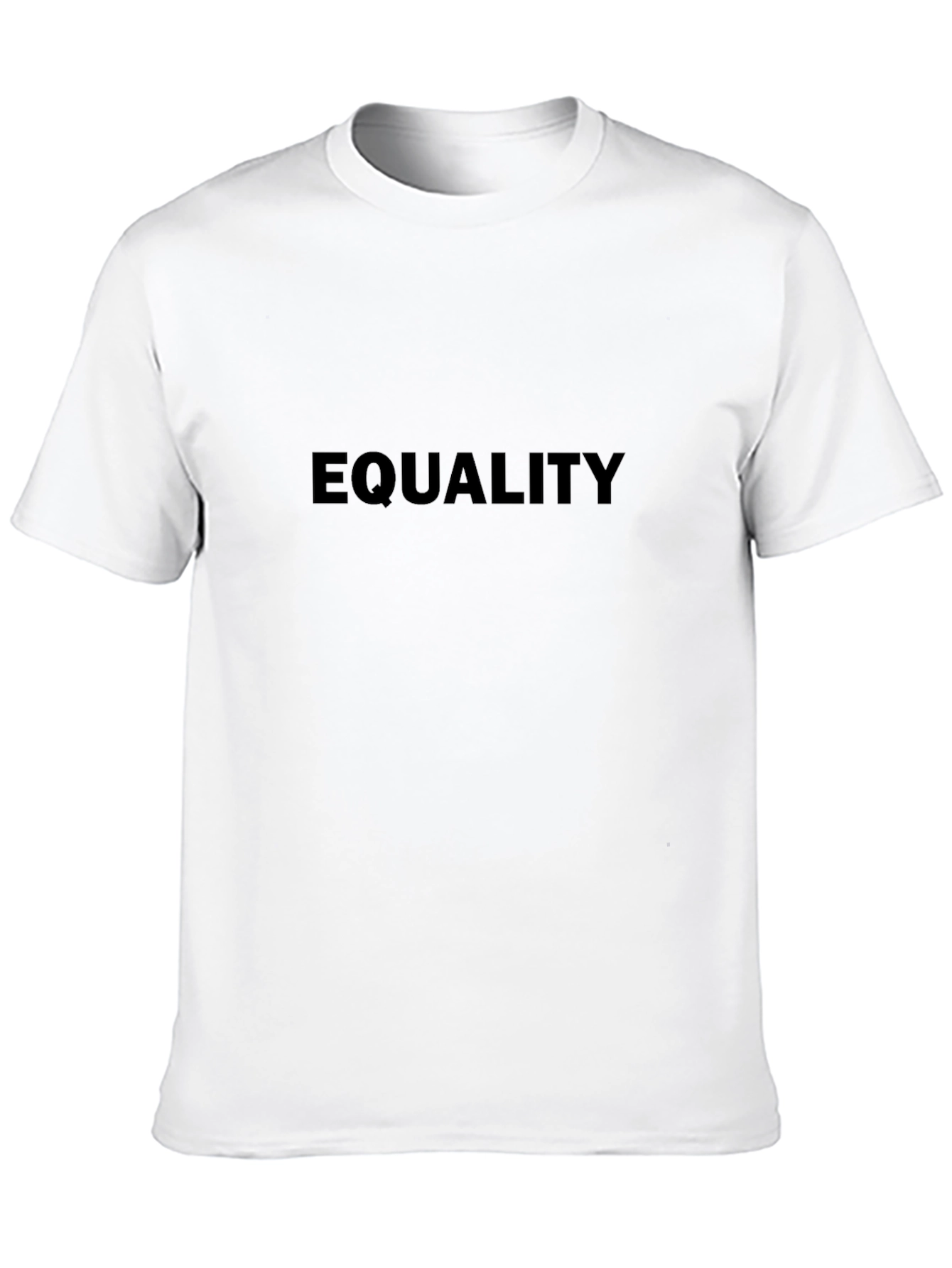Equality T-Shirt - Black Crew Neck