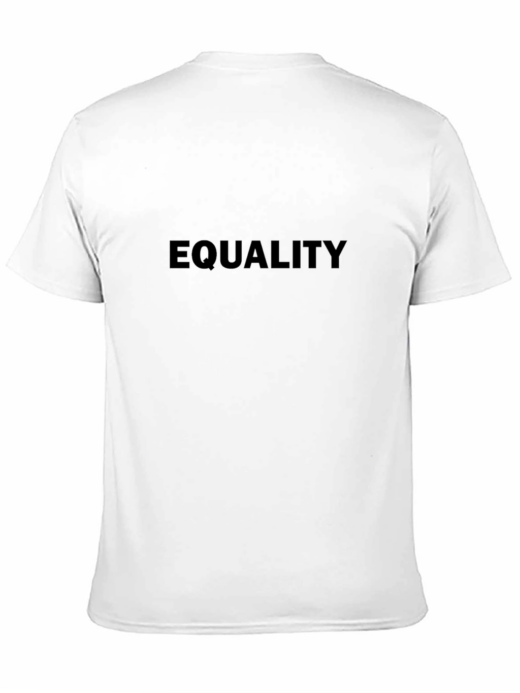 Equality T-Shirt - Black Crew Neck