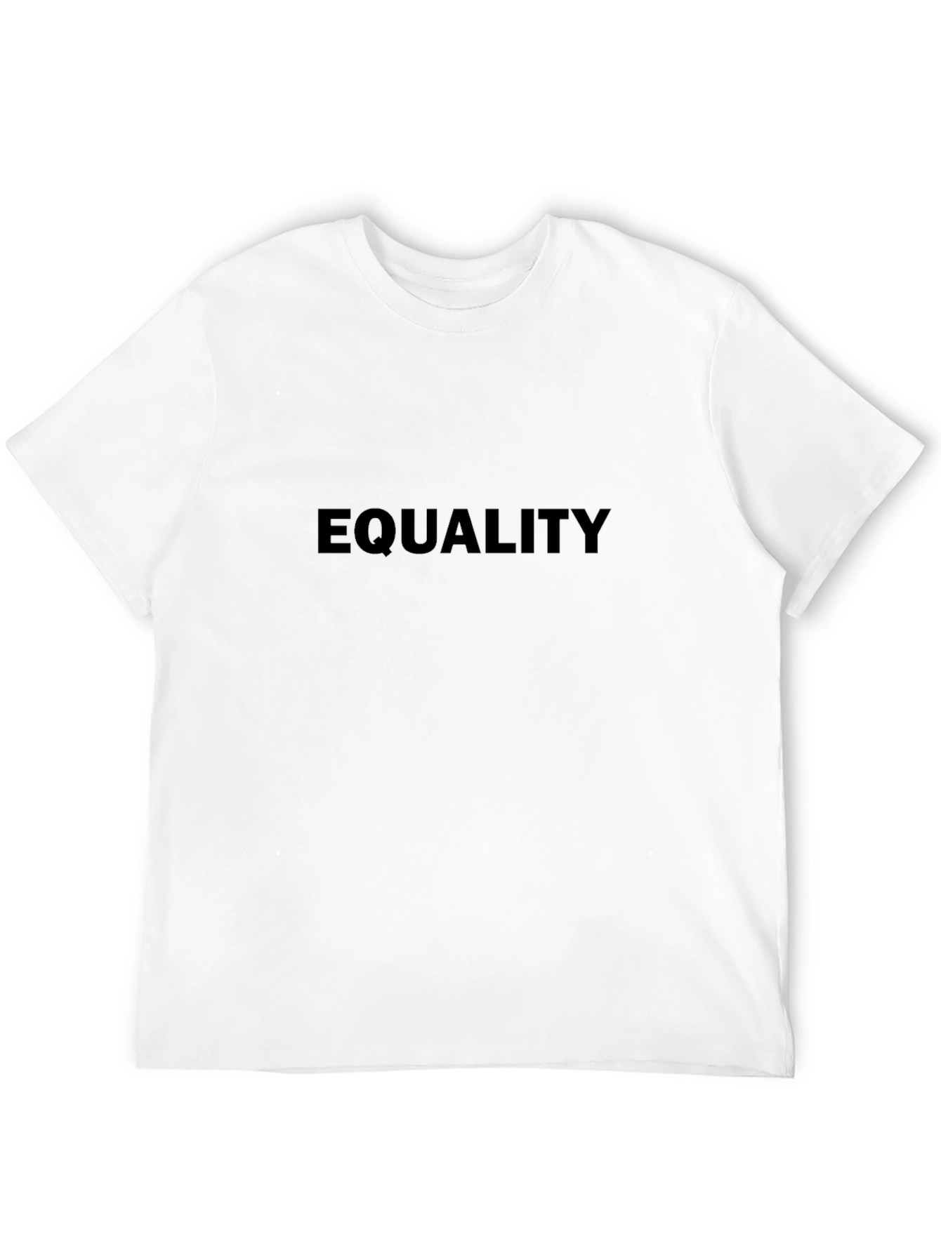 Equality T-Shirt - Black Crew Neck