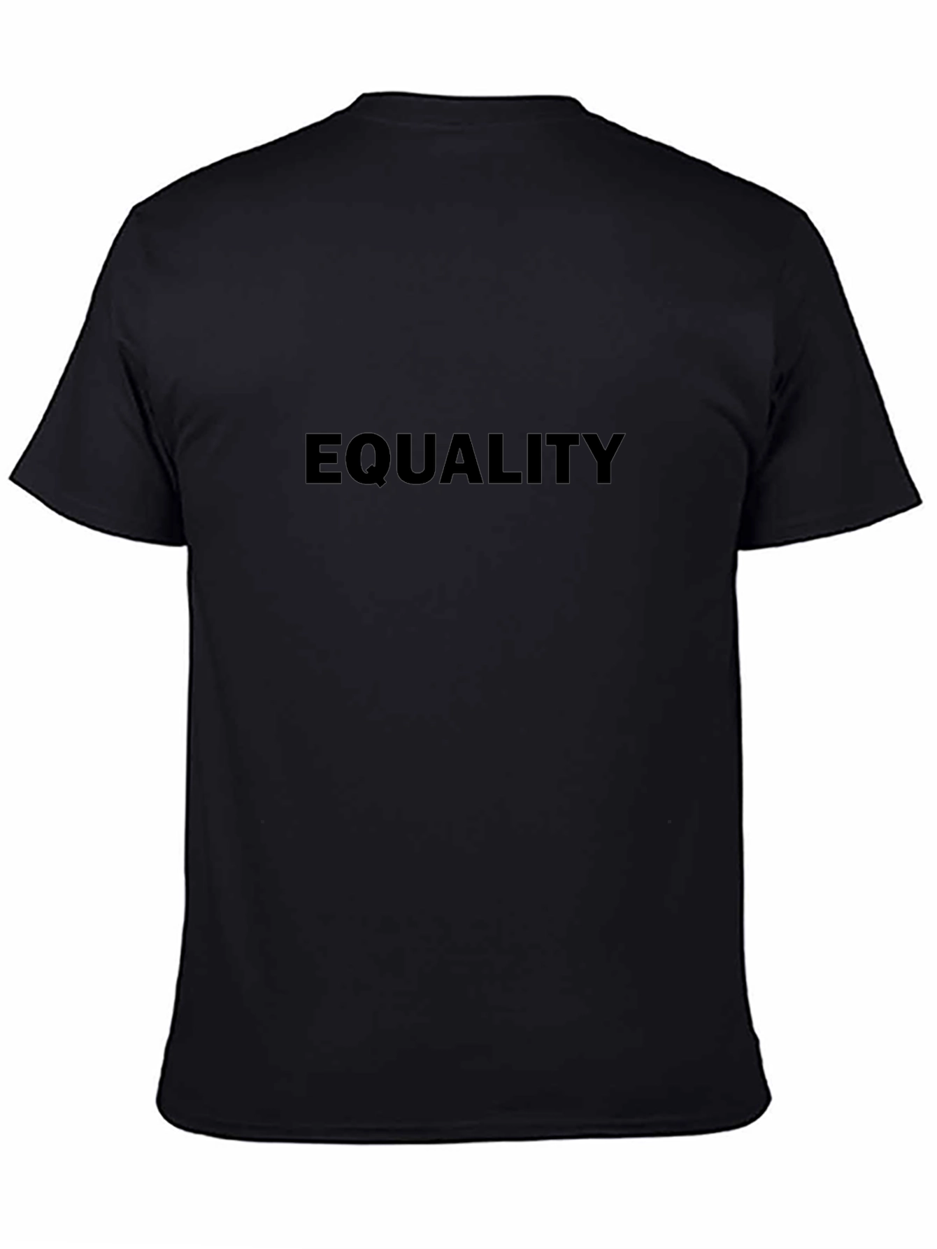 Equality T-Shirt - Black Crew Neck