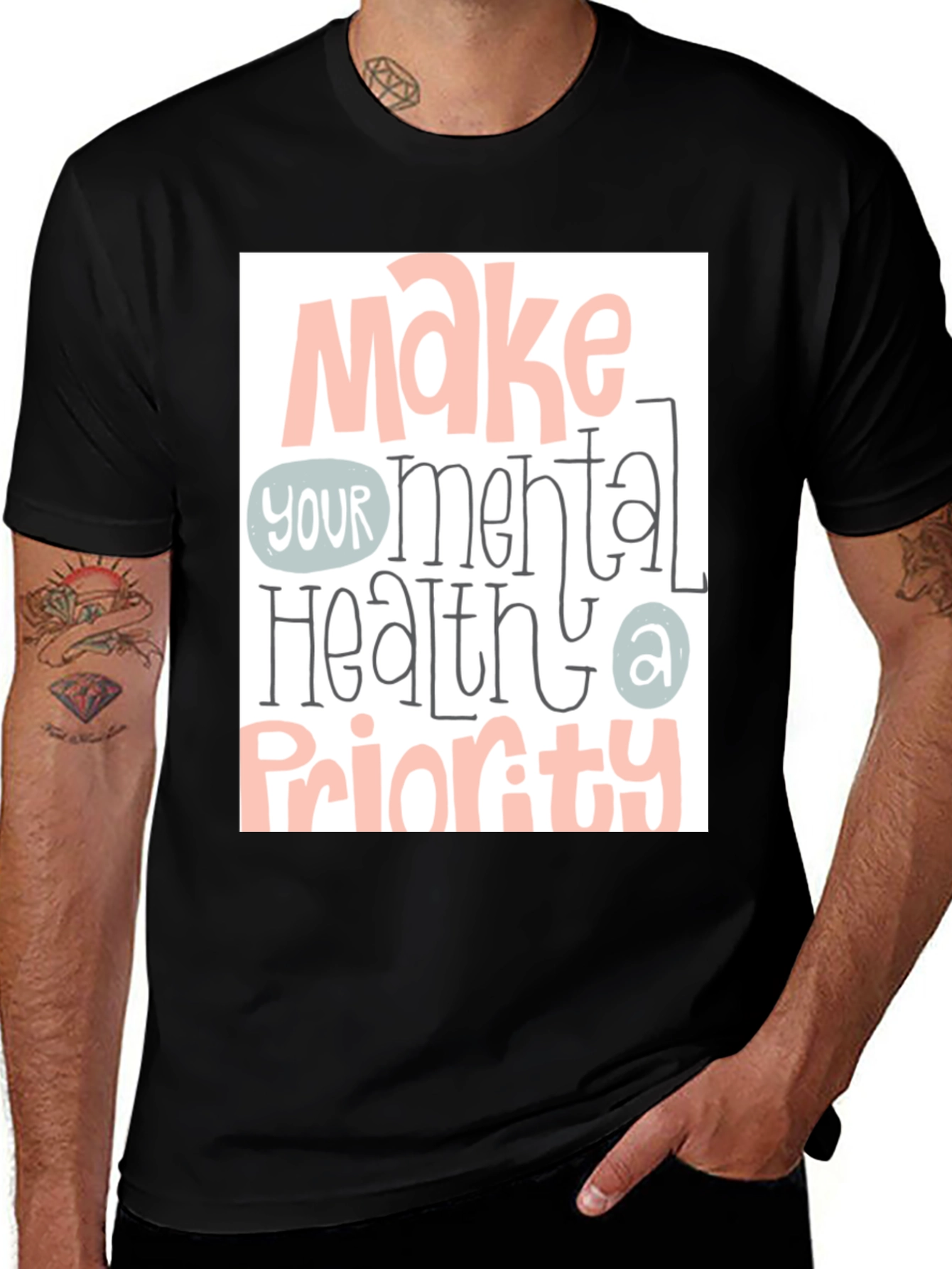 Mental Health Priority Graphic Tee