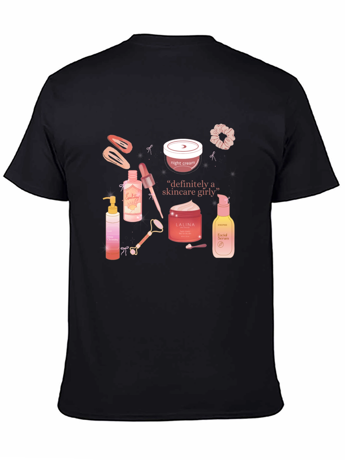 Skincare Girly T-Shirt - Trendy Graphic Tee