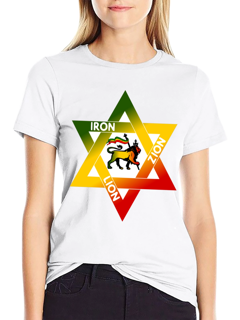 Iron Lion Zion Graphic Tee - Reggae Star Design