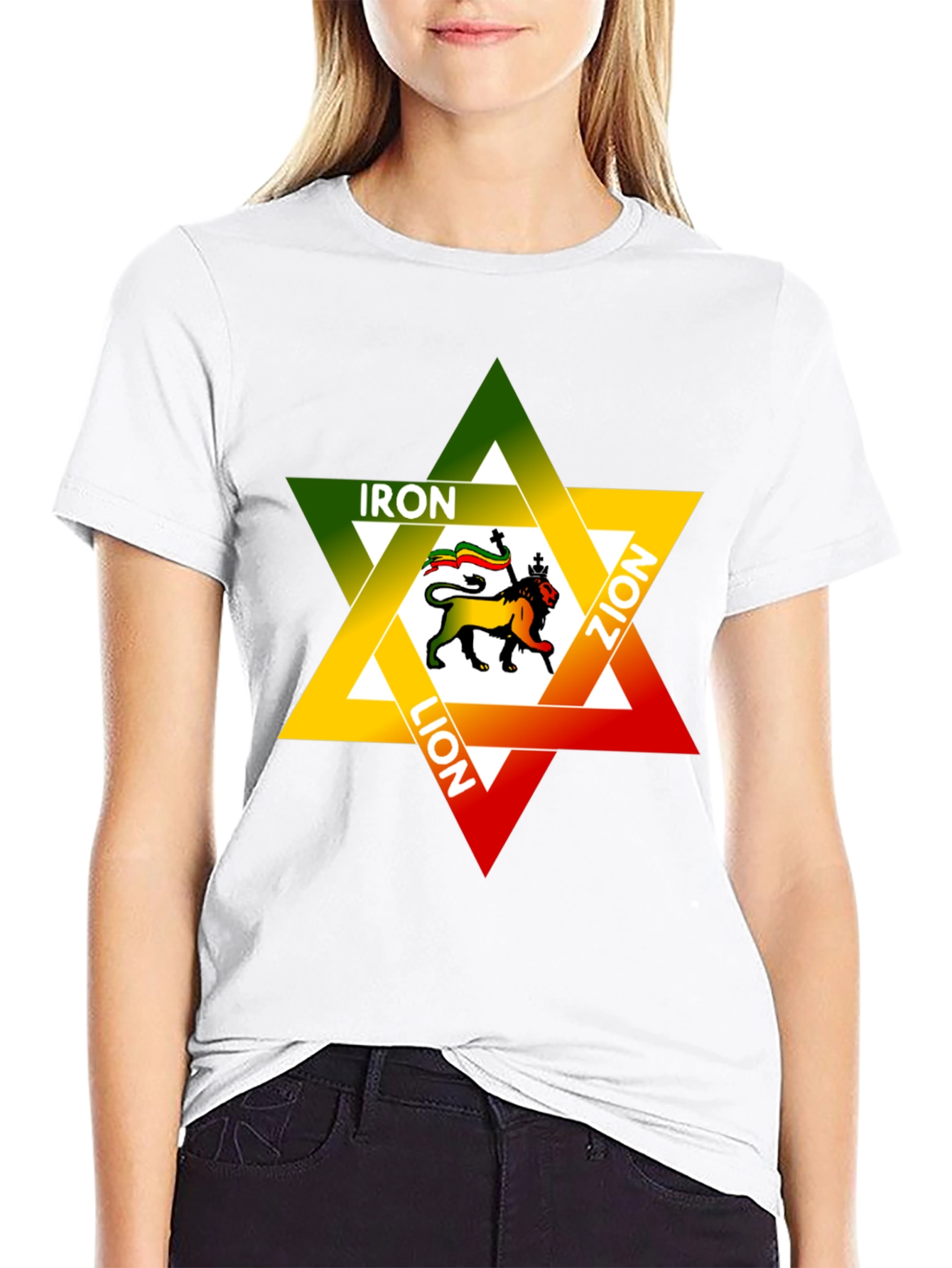 Iron Lion Zion Graphic Tee - Reggae Star Design