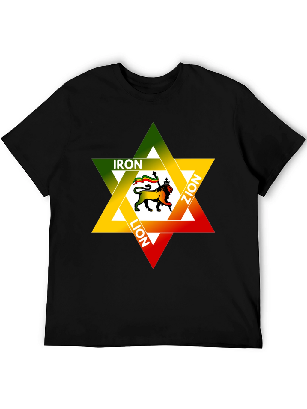 Iron Lion Zion Graphic Tee - Reggae Star Design