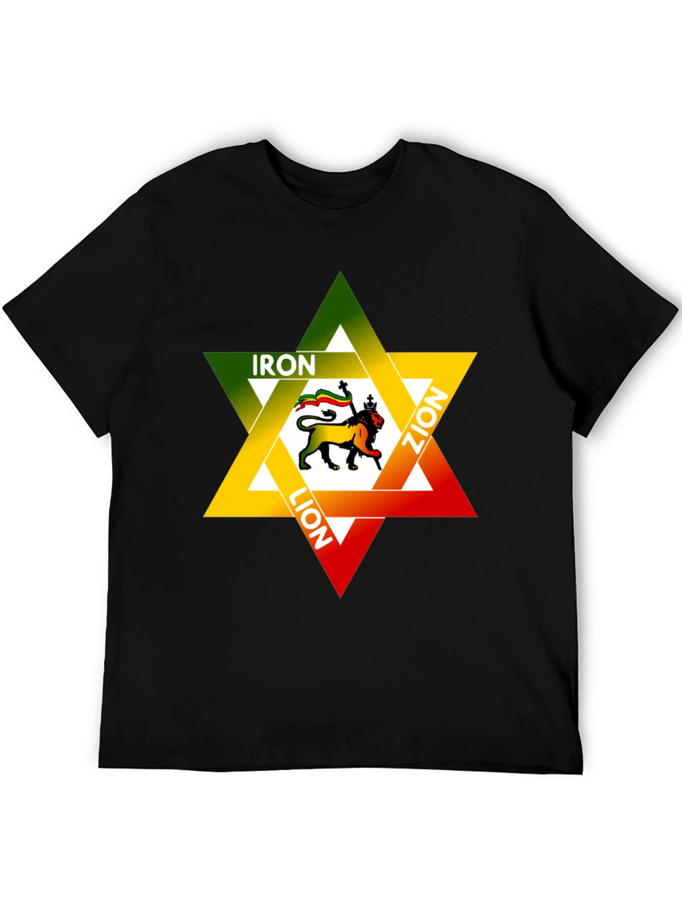 Iron Lion Zion Graphic Tee - Reggae Star Design
