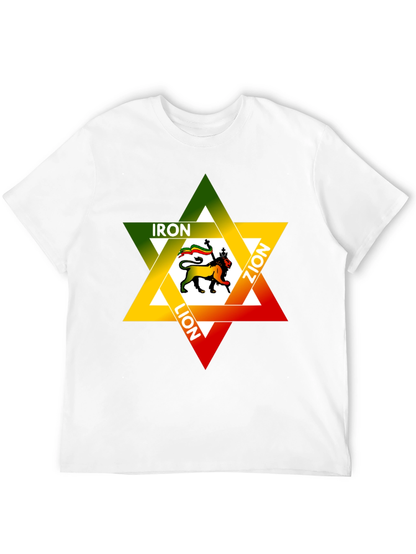Iron Lion Zion Graphic Tee - Reggae Star Design