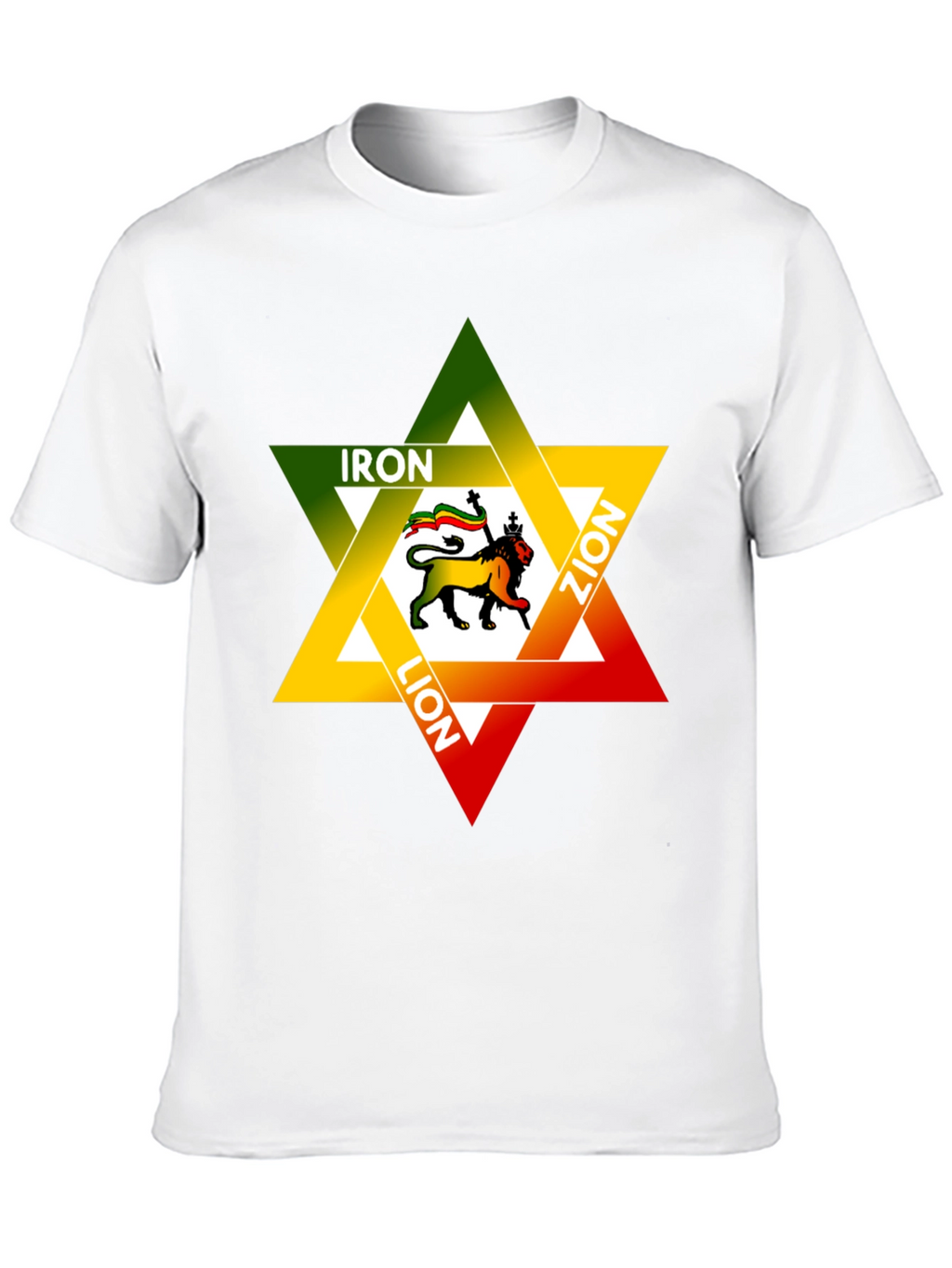 Iron Lion Zion Graphic Tee - Reggae Star Design