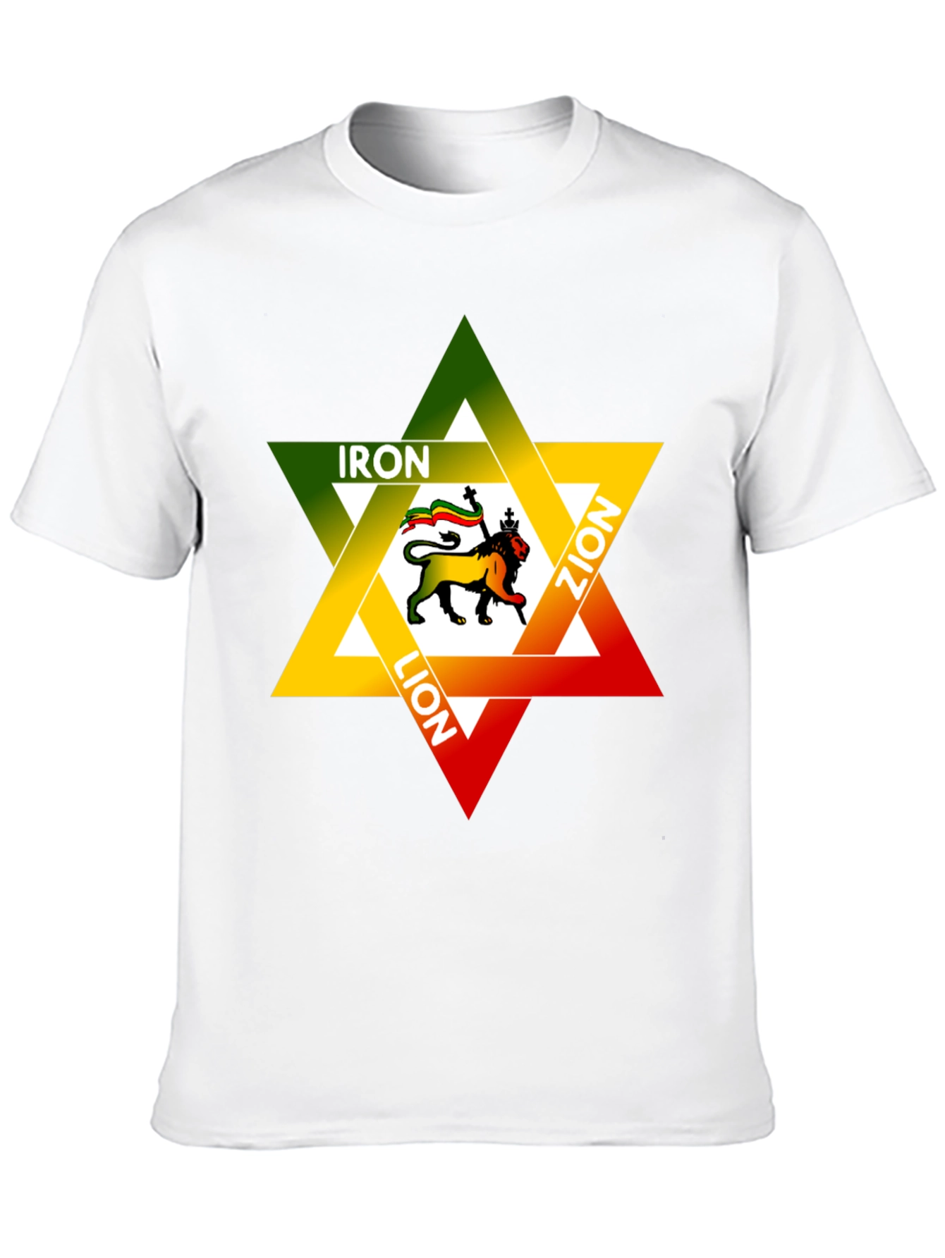 Iron Lion Zion Graphic Tee - Reggae Star Design