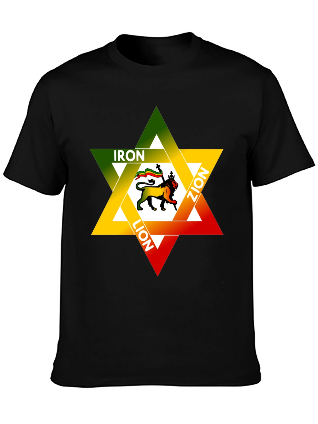 Iron Lion Zion Graphic Tee - Reggae Star Design