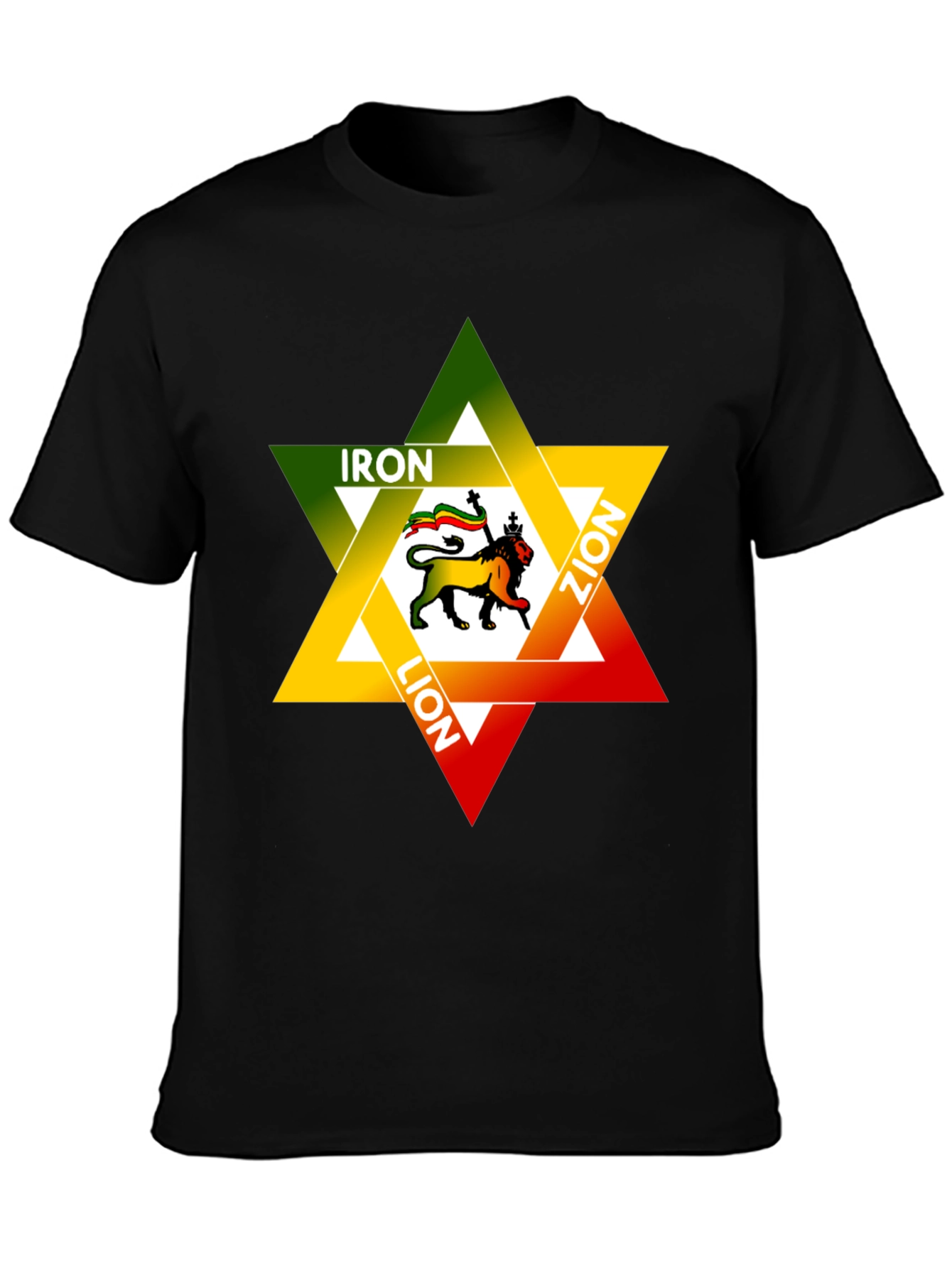 Iron Lion Zion Graphic Tee - Reggae Star Design