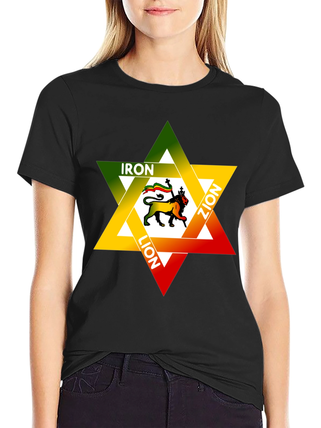 Iron Lion Zion Graphic Tee - Reggae Star Design