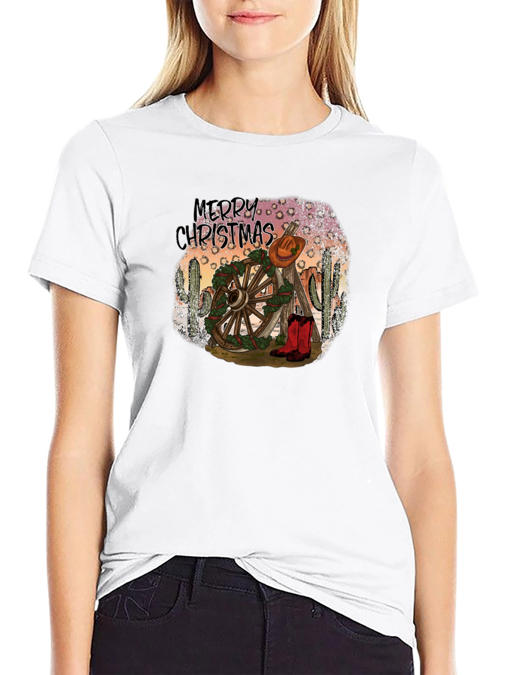 Western Merry Christmas T-Shirt