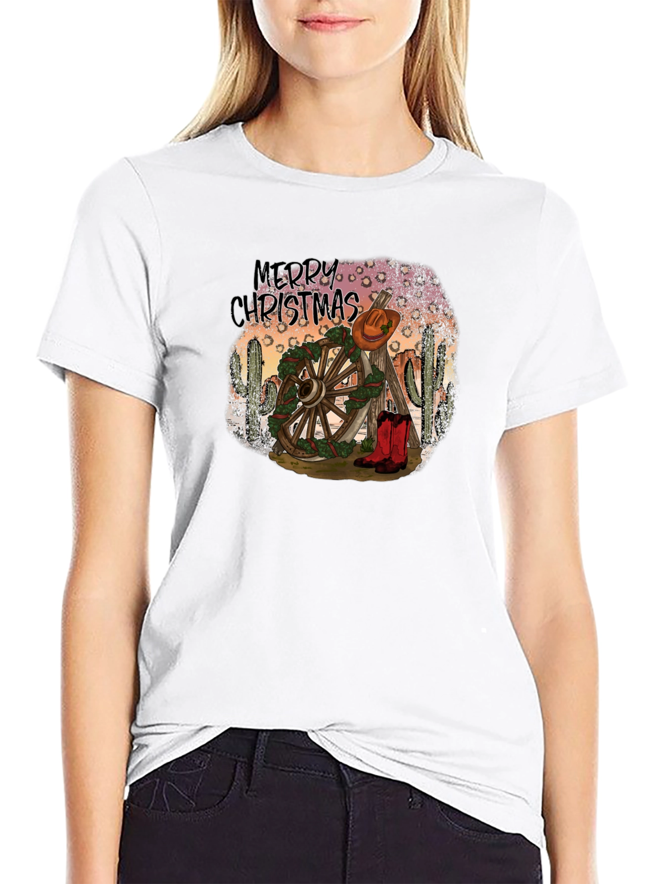 Western Merry Christmas T-Shirt
