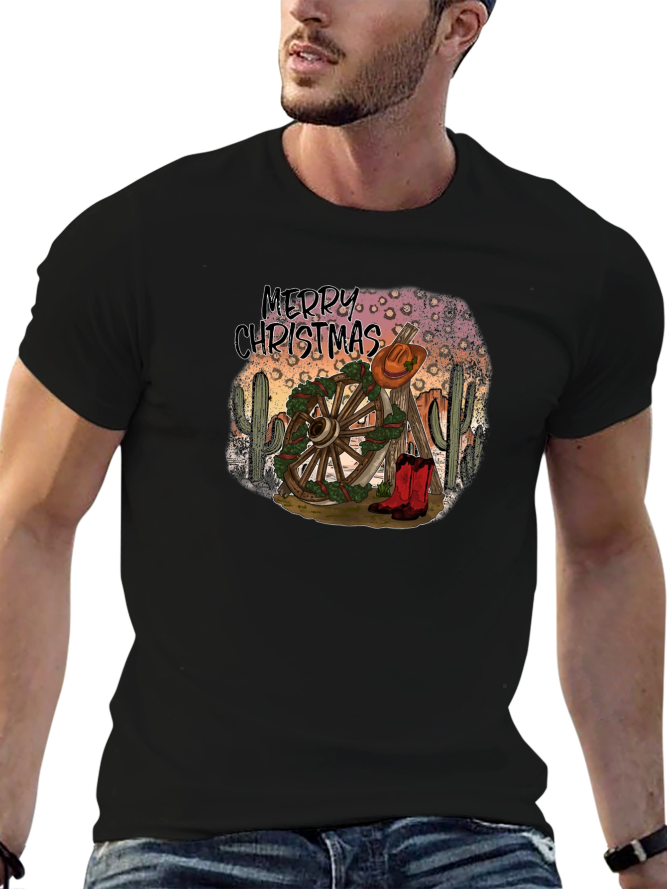 Western Merry Christmas T-Shirt