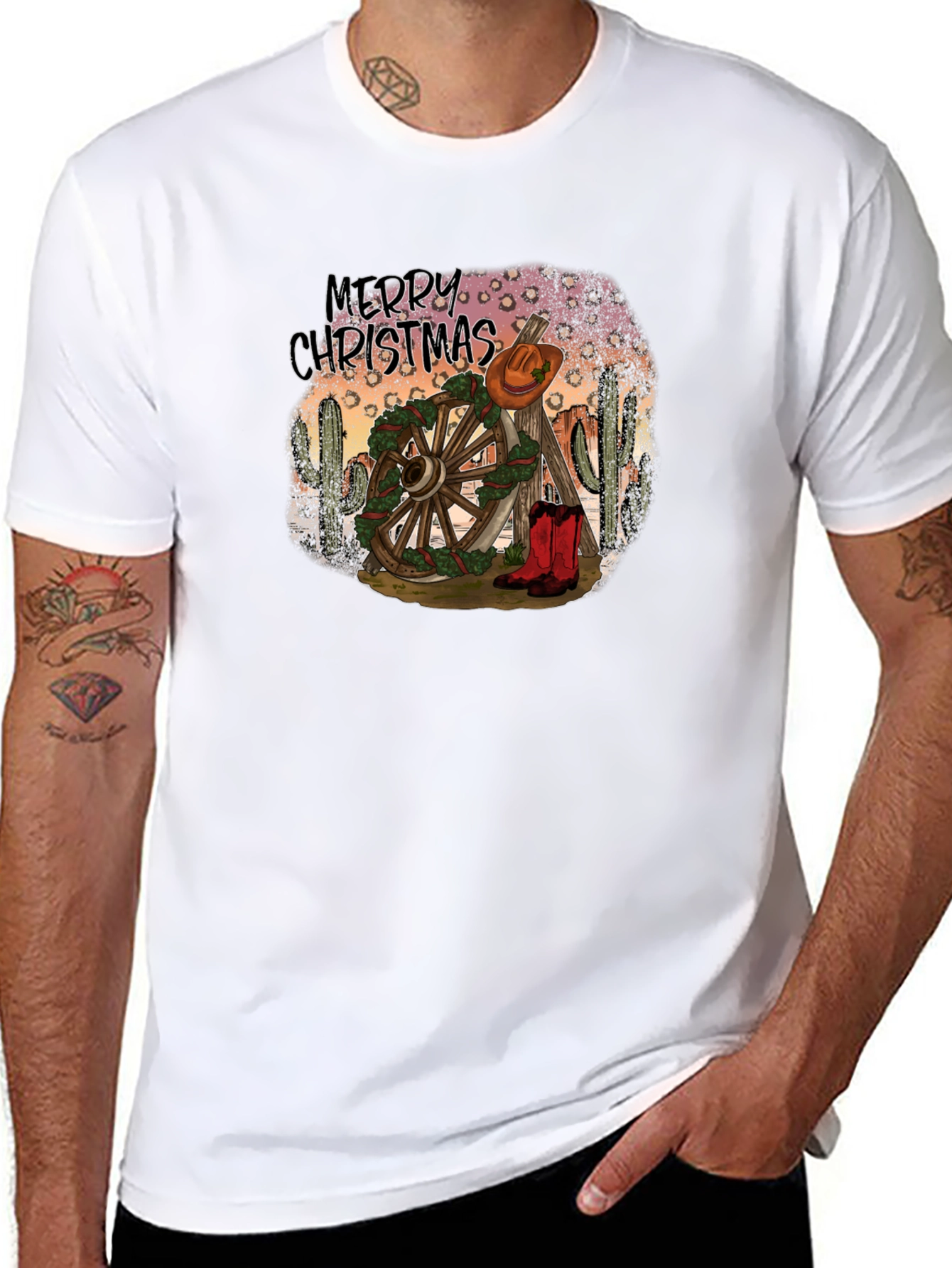 Western Merry Christmas T-Shirt
