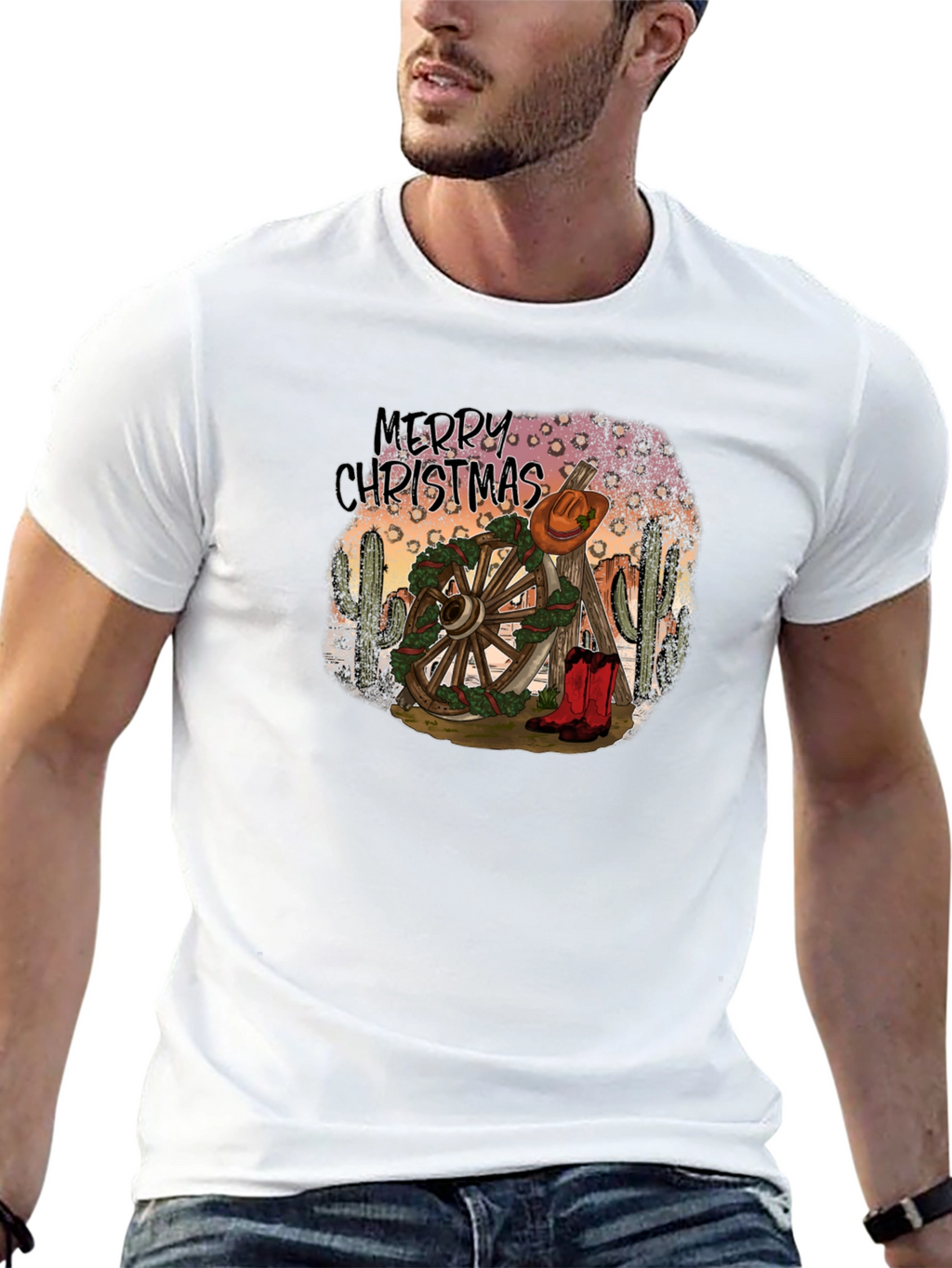 Western Merry Christmas T-Shirt