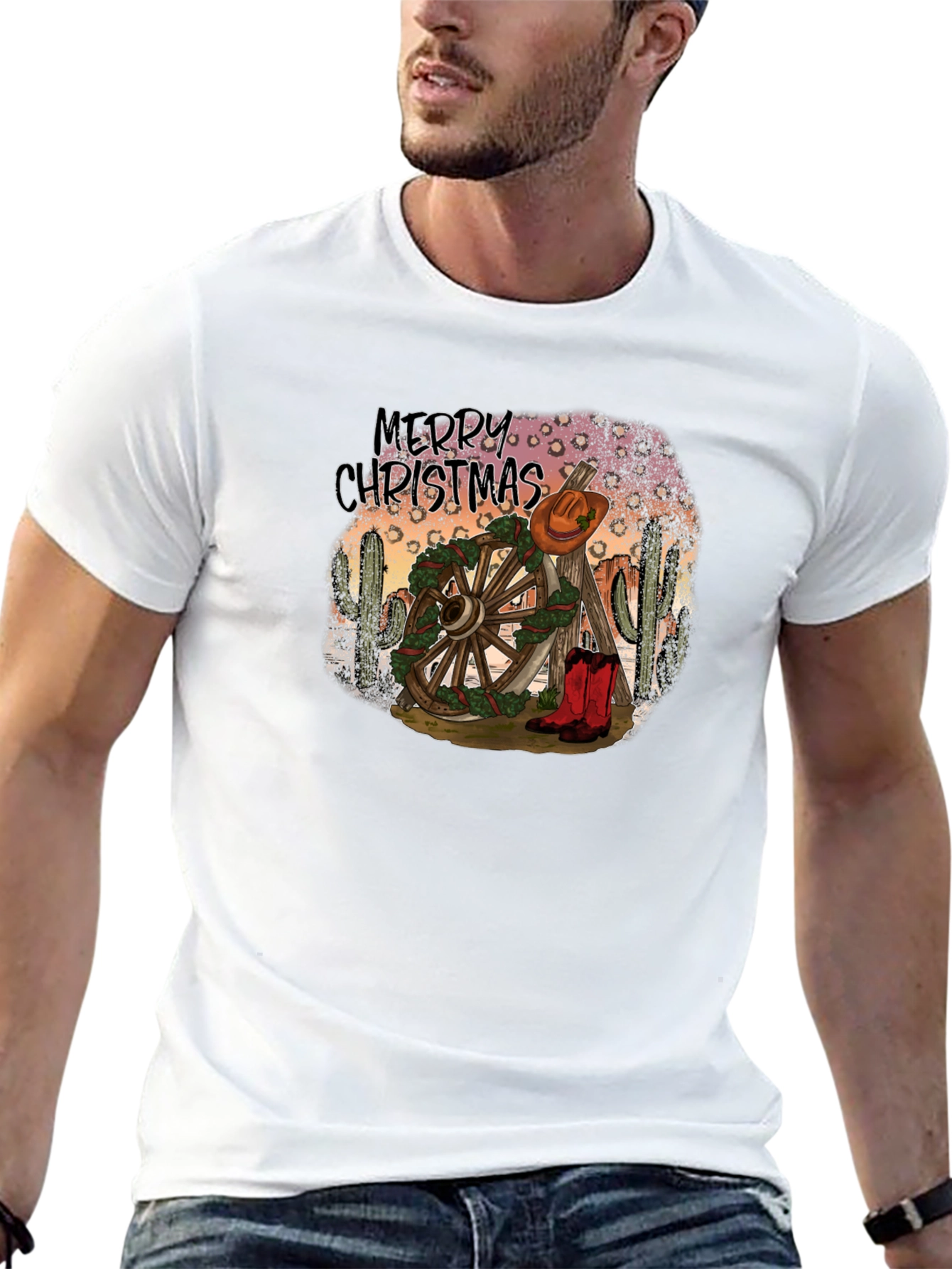 Western Merry Christmas T-Shirt