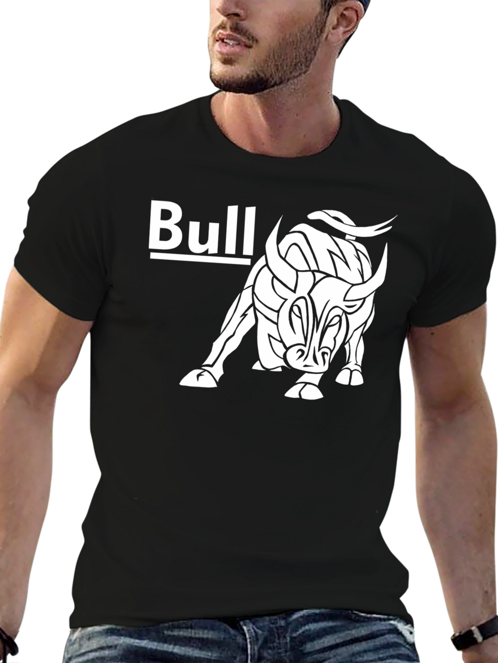 Black Bull Graphic T-Shirt